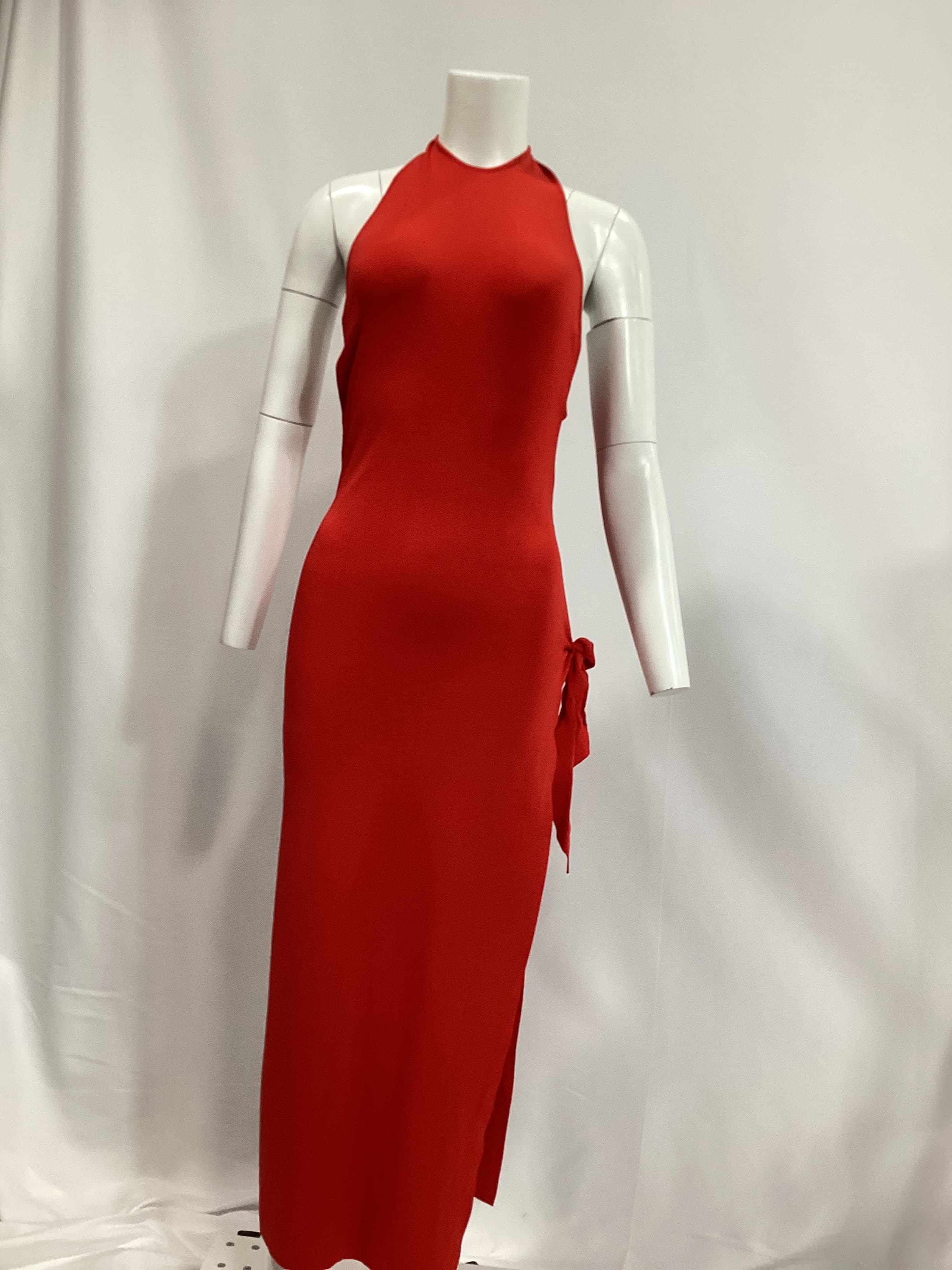 Junjo Knit Dress In Retro Red - Image 2