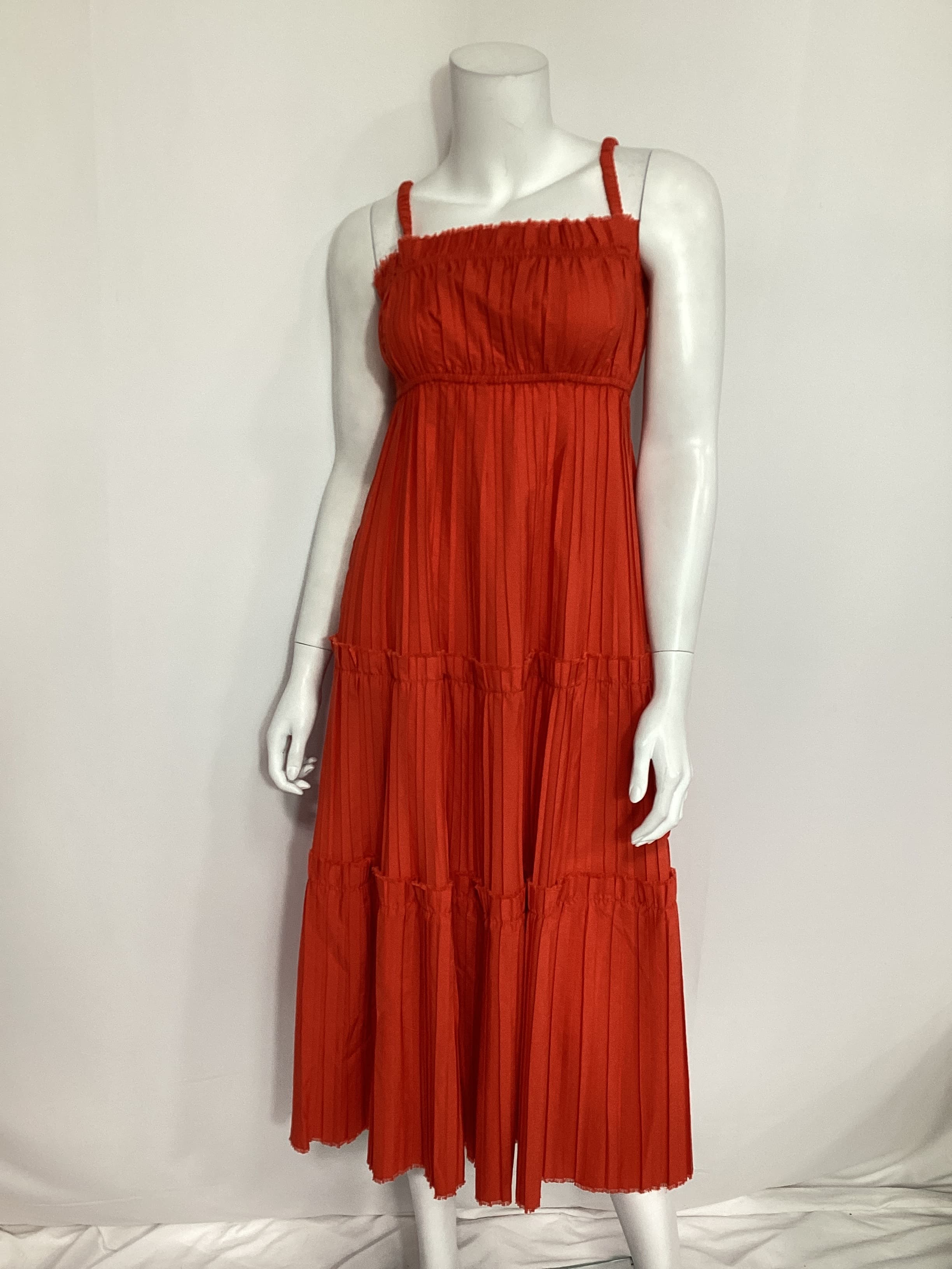 Poppy Greir Pleating Slip Dress - Image 2