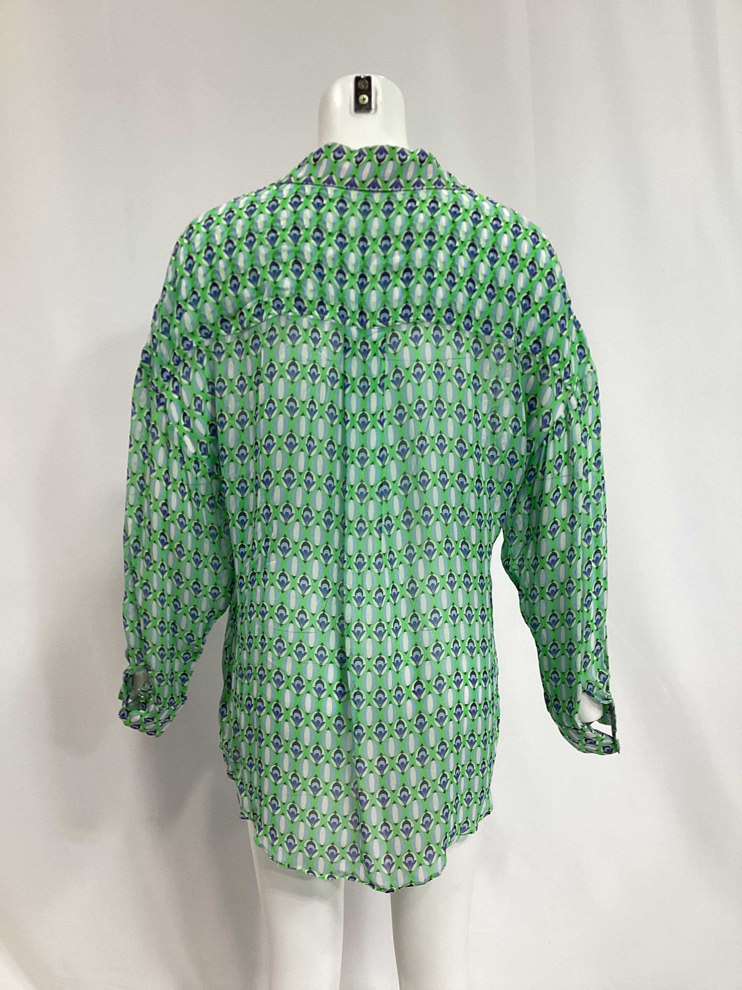 The Friday Shirt In Retro Mosaic Print - Image 2