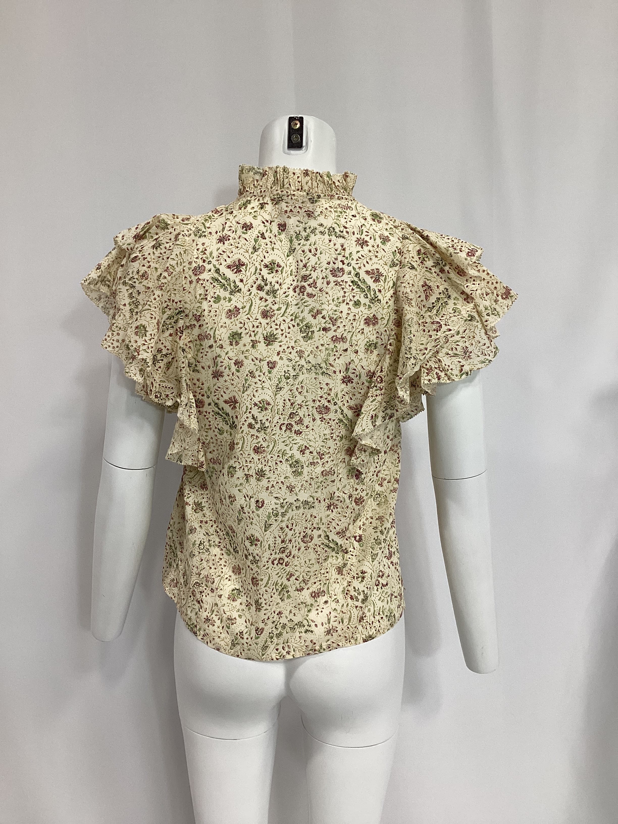 Katy Blouse In Victorian Floral - Image 2