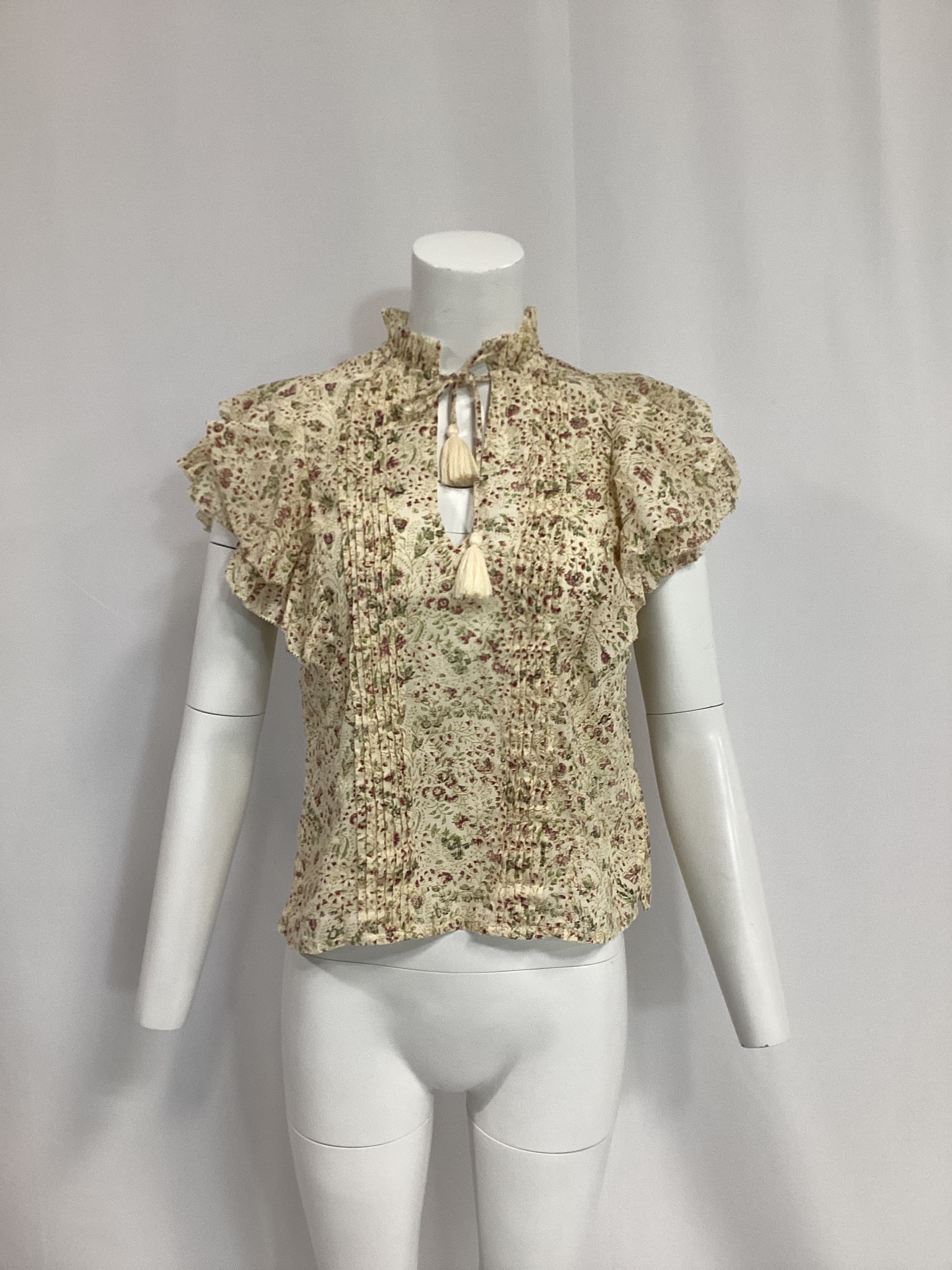 Katy Blouse In Victorian Floral - Image 4