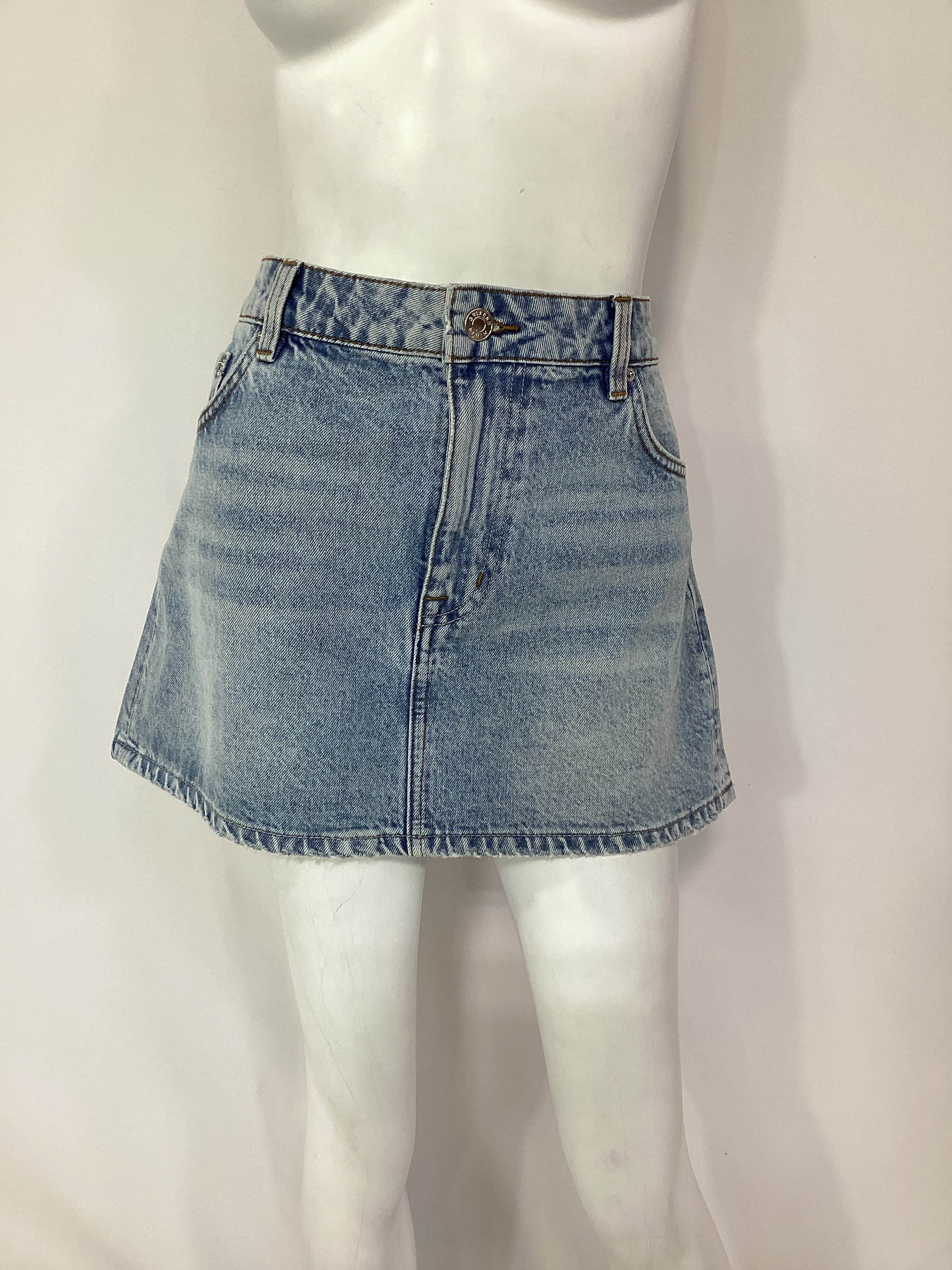 Niki Micro Mini Skirt In Riviera - Image 2