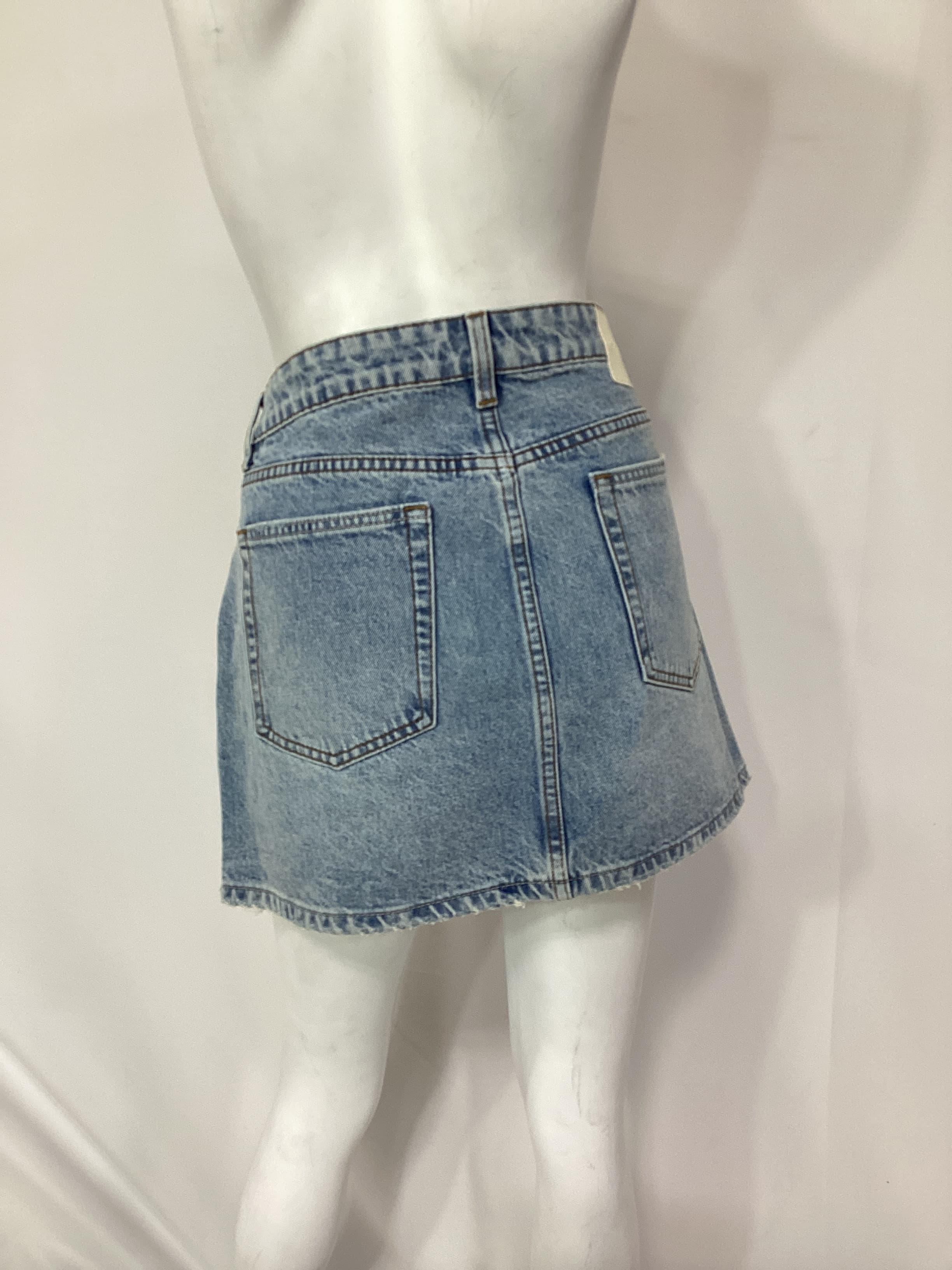 Niki Micro Mini Skirt In Riviera - Image 3