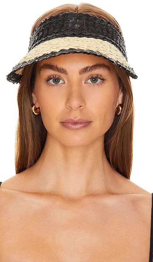 Maloma Visor In Natural & Black - Image 1