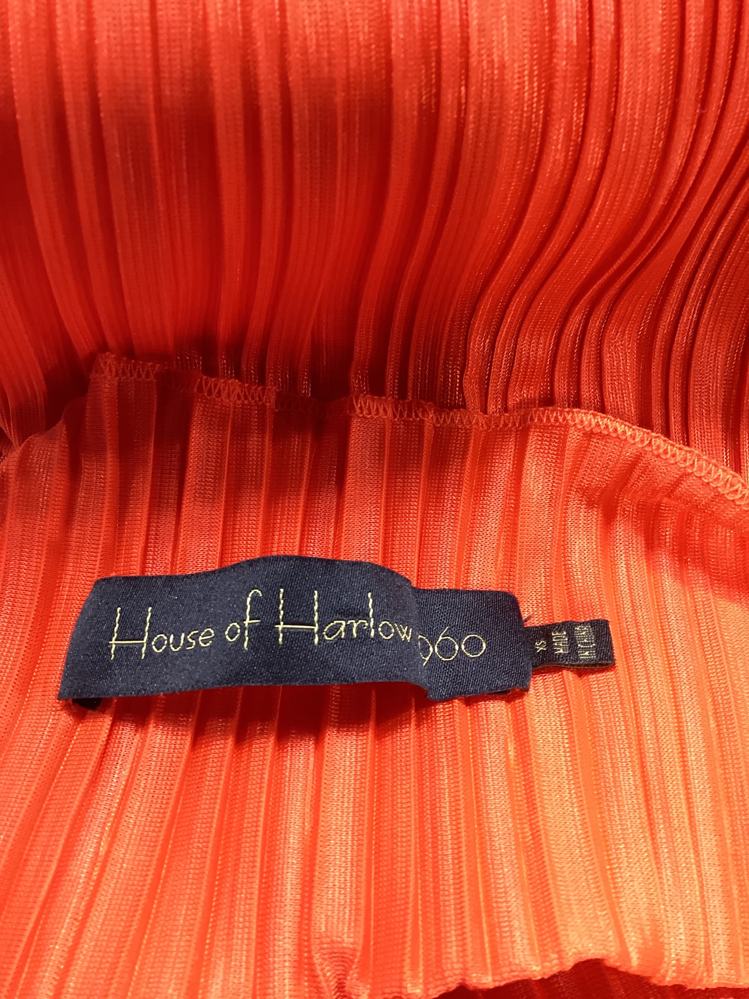 House Of Harlow 1960 X Revolve Kenji Mini Dress In Red Orange - Image 2