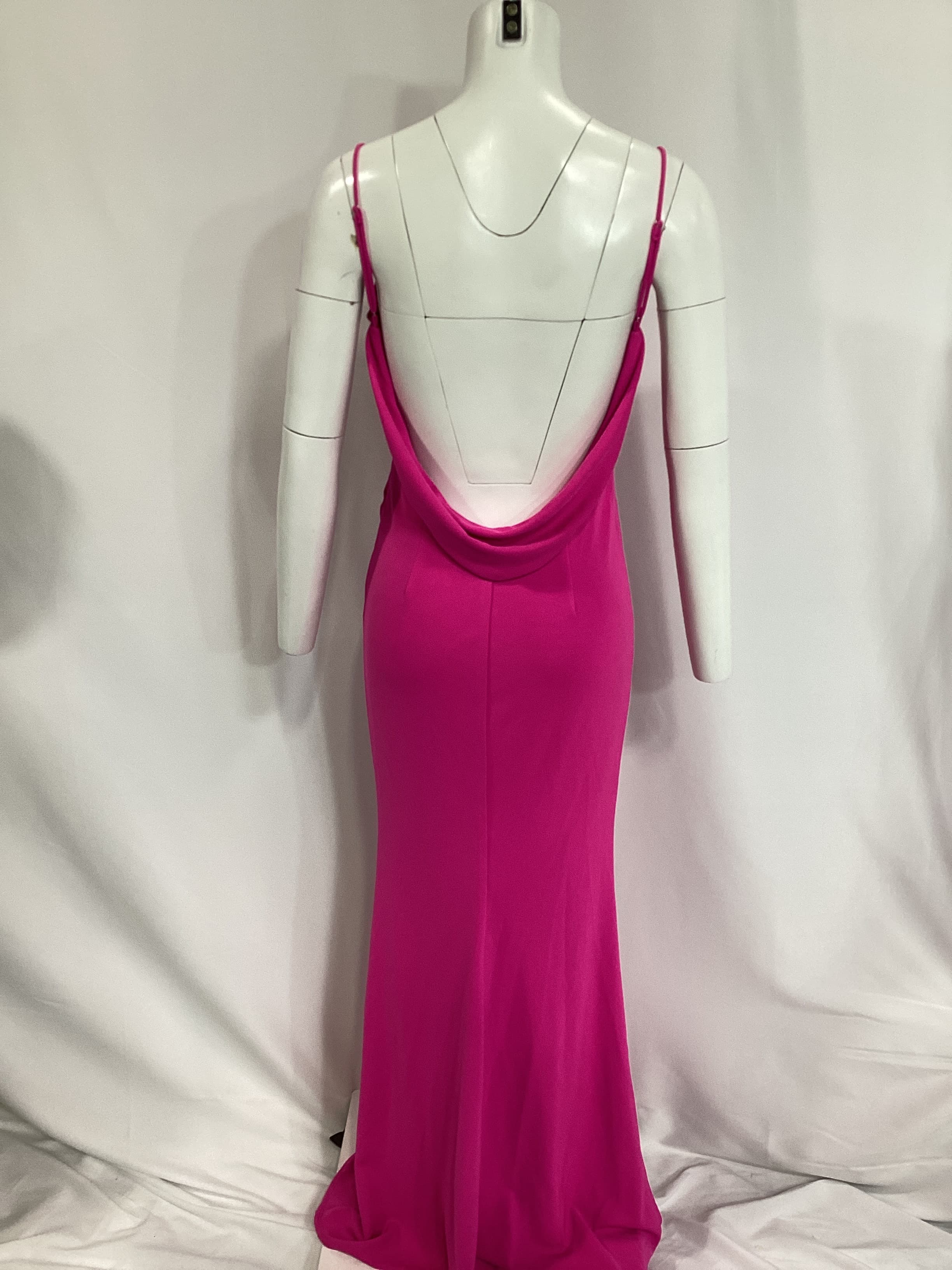 Damn Gina Dress In Electric Pink - Image 2