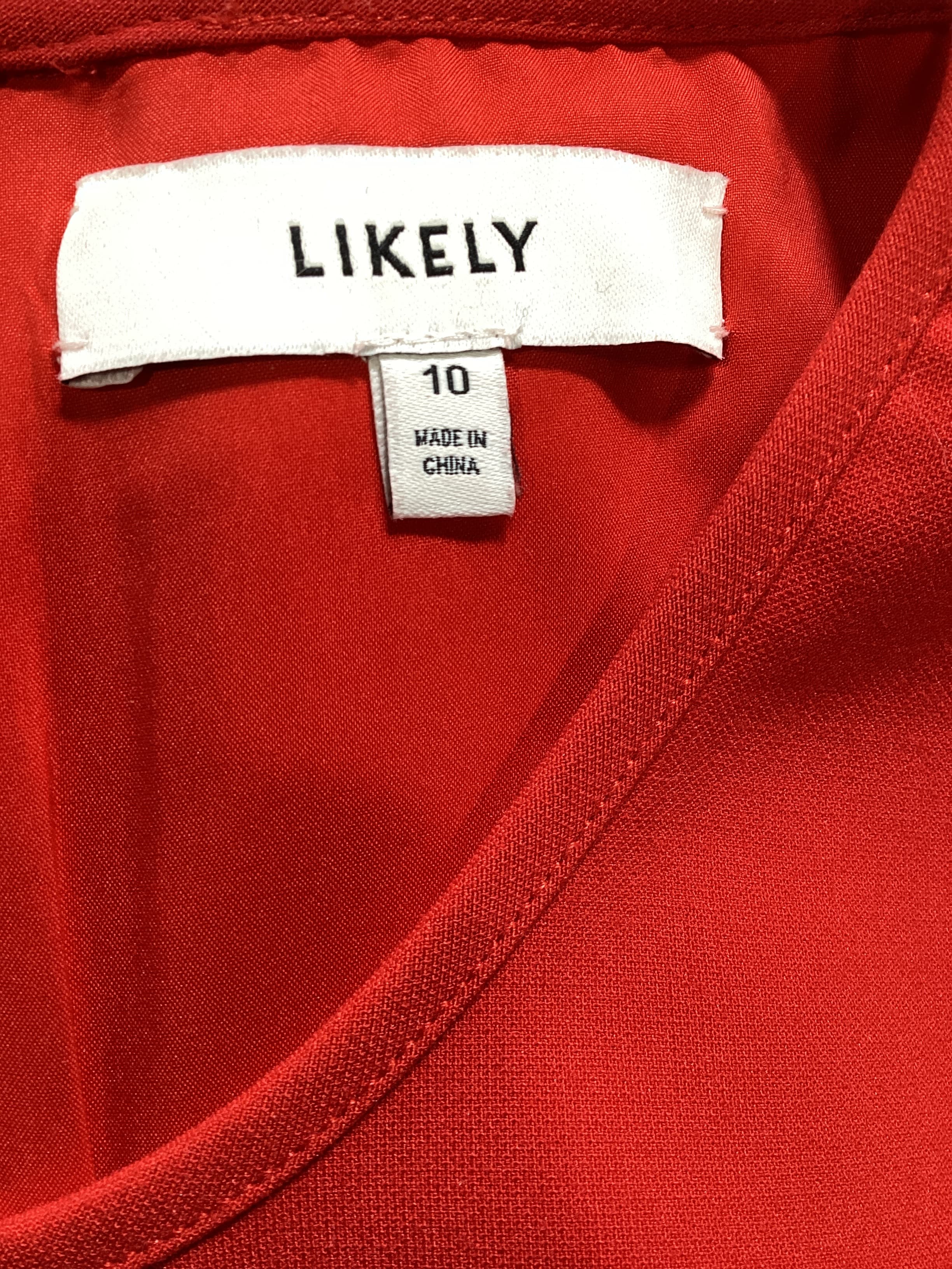 Hunt Dress In Scarlet - Image 4