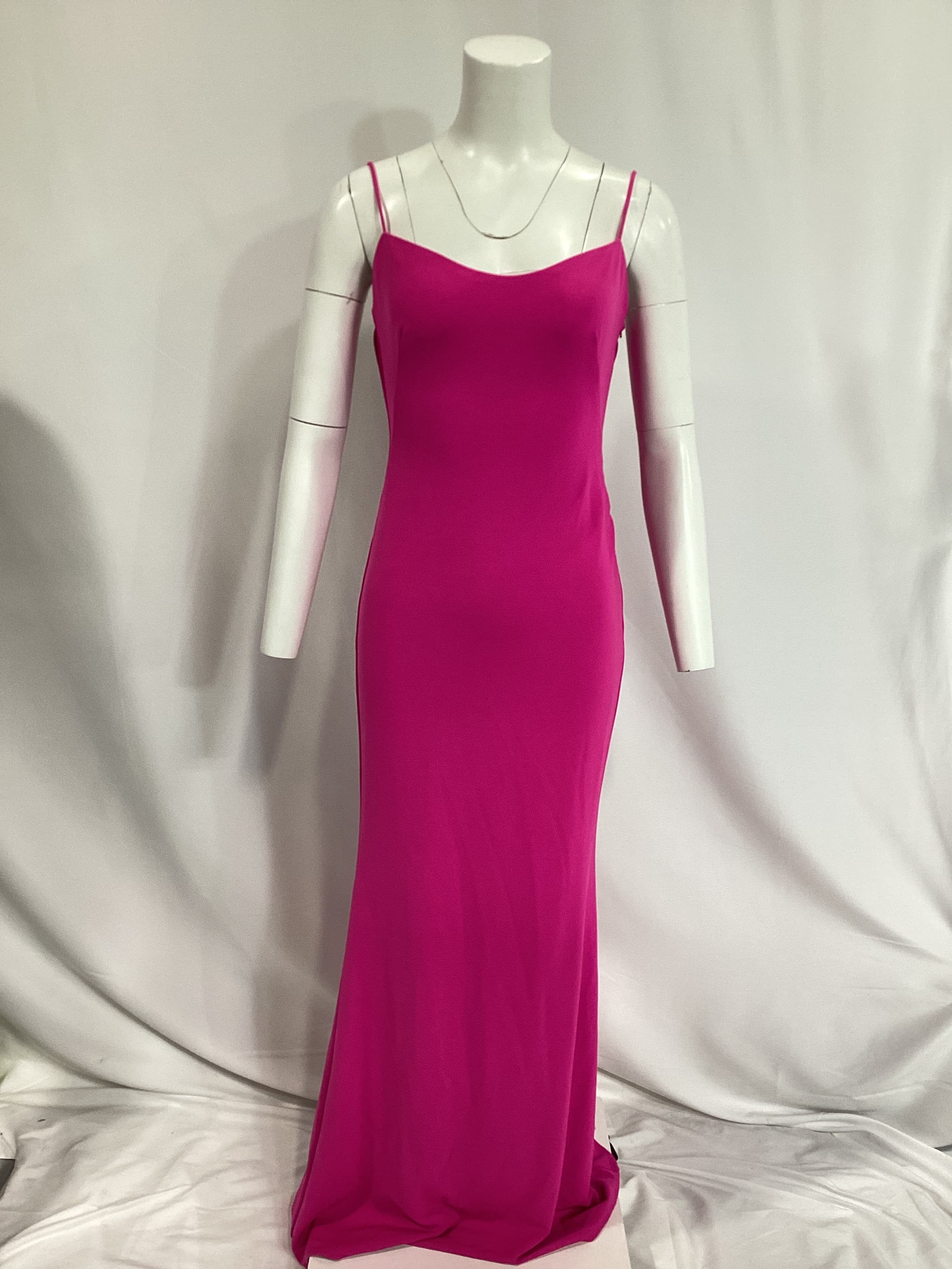 Damn Gina Dress In Electric Pink - Image 3