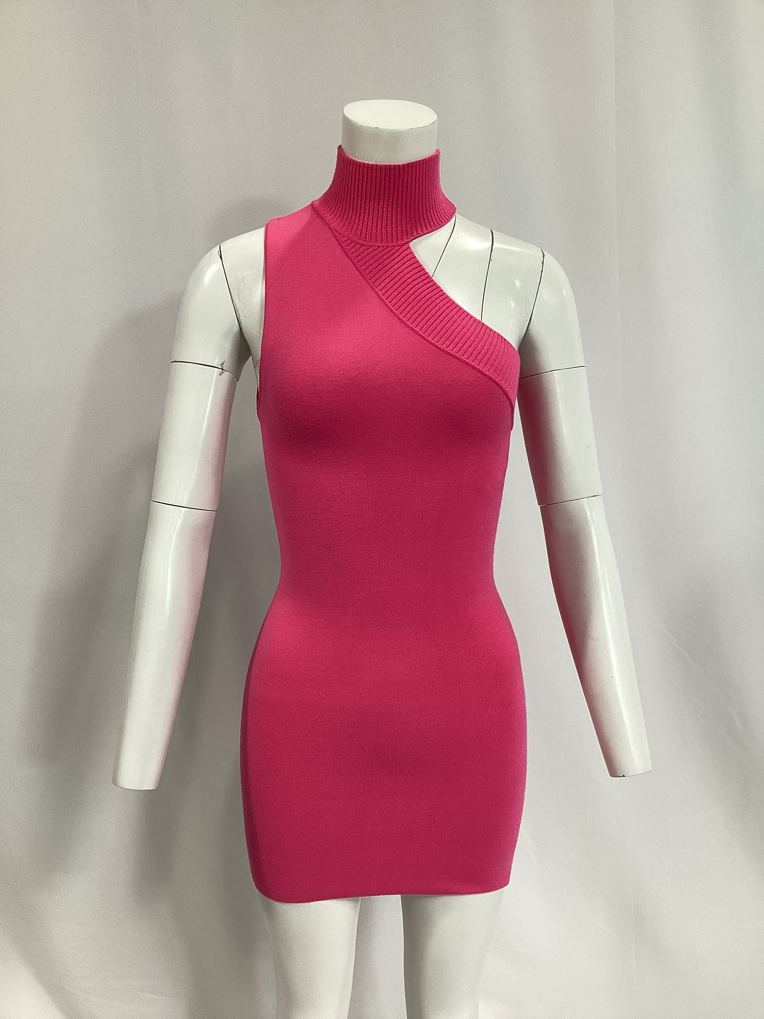 Kiki Cut Out Sleeveless Dress In French Rose - Image 2