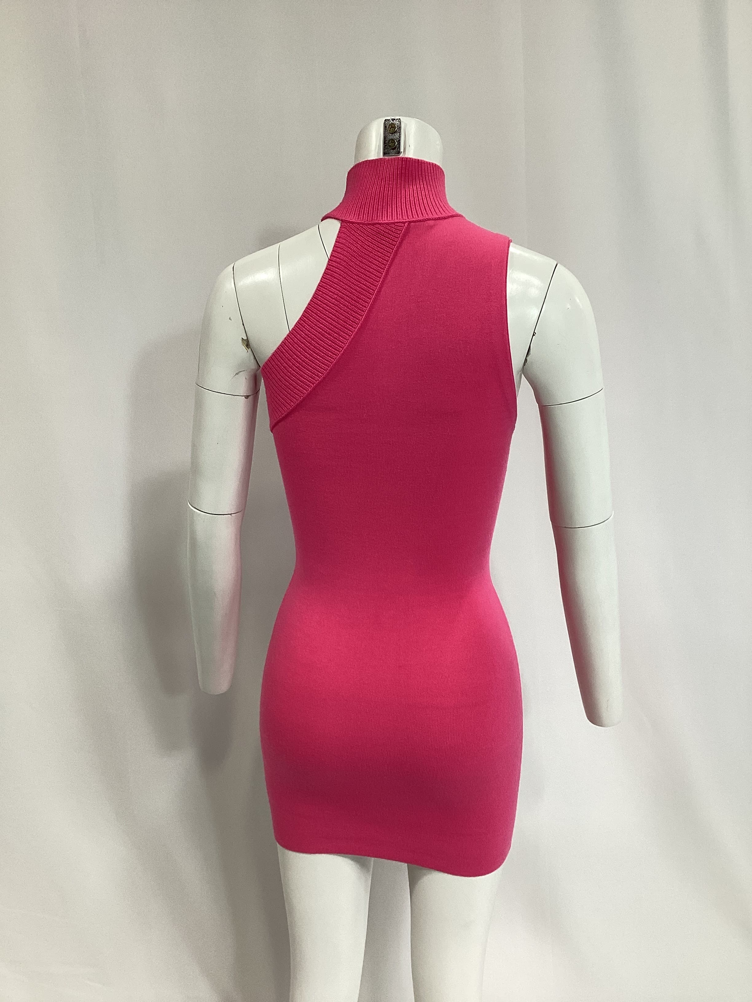 Kiki Cut Out Sleeveless Dress In French Rose - Image 3