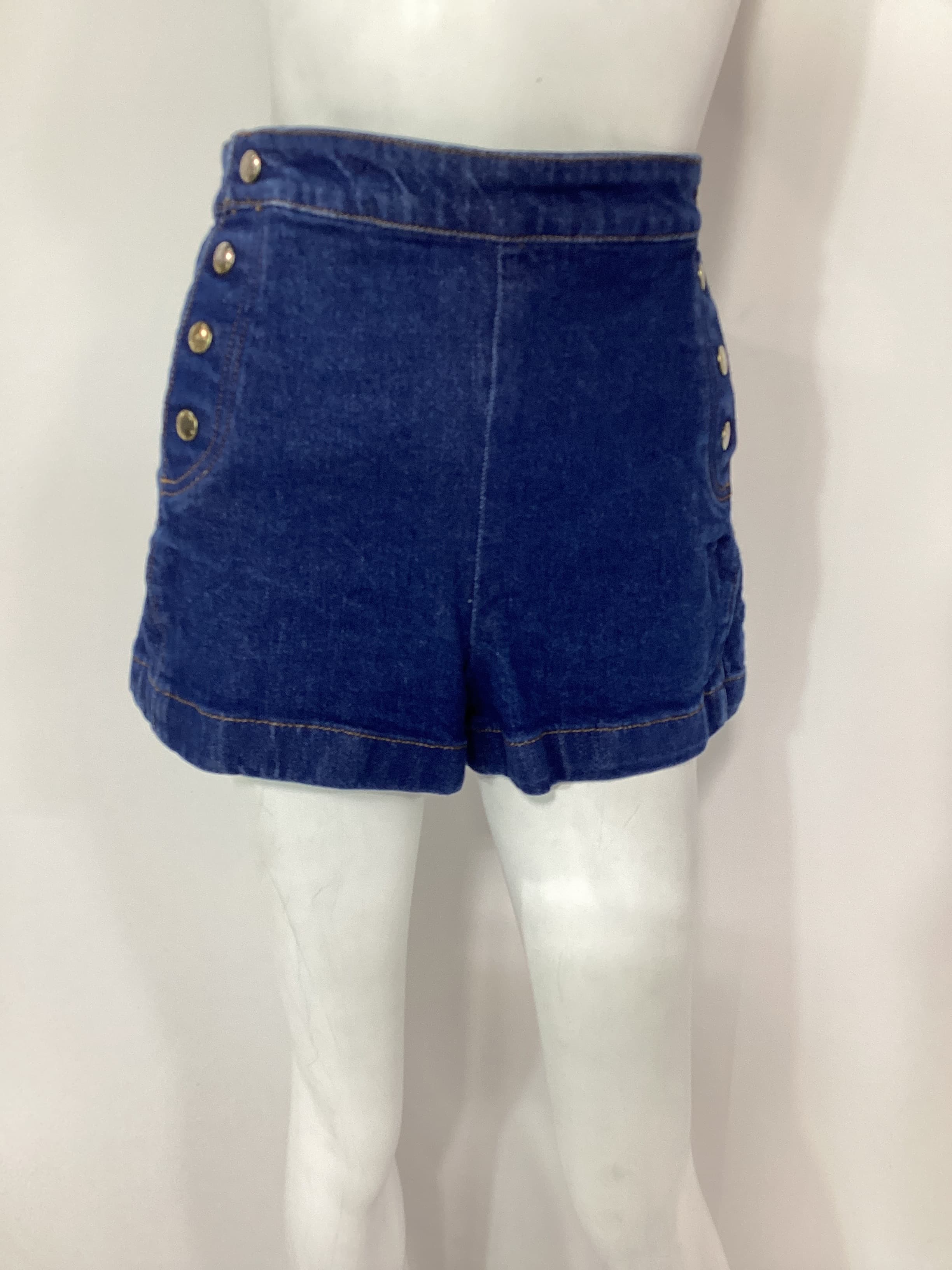 Sailor Snap Denim Shorts - Image 4