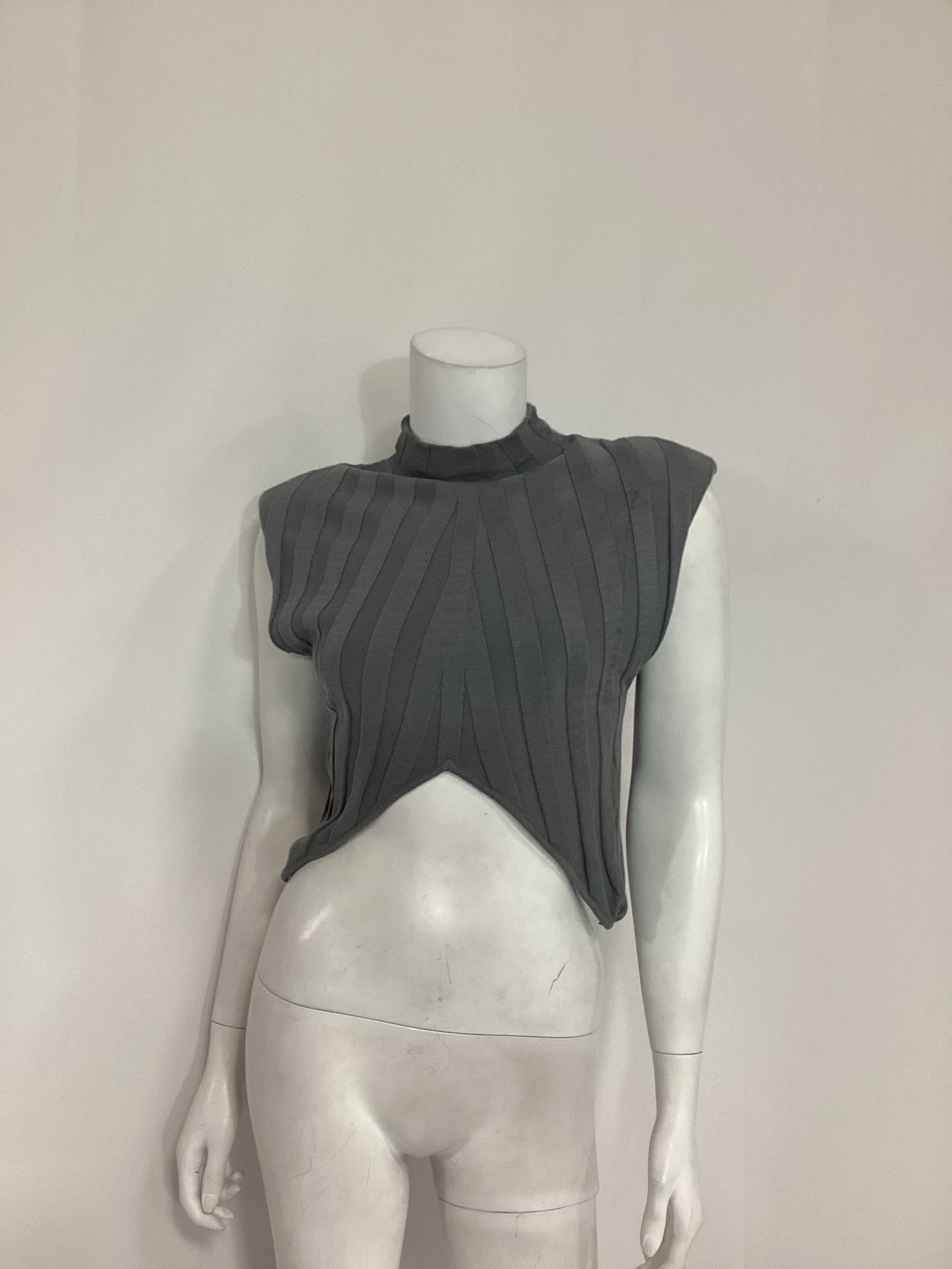 Ziya Top In Slate - Image 2