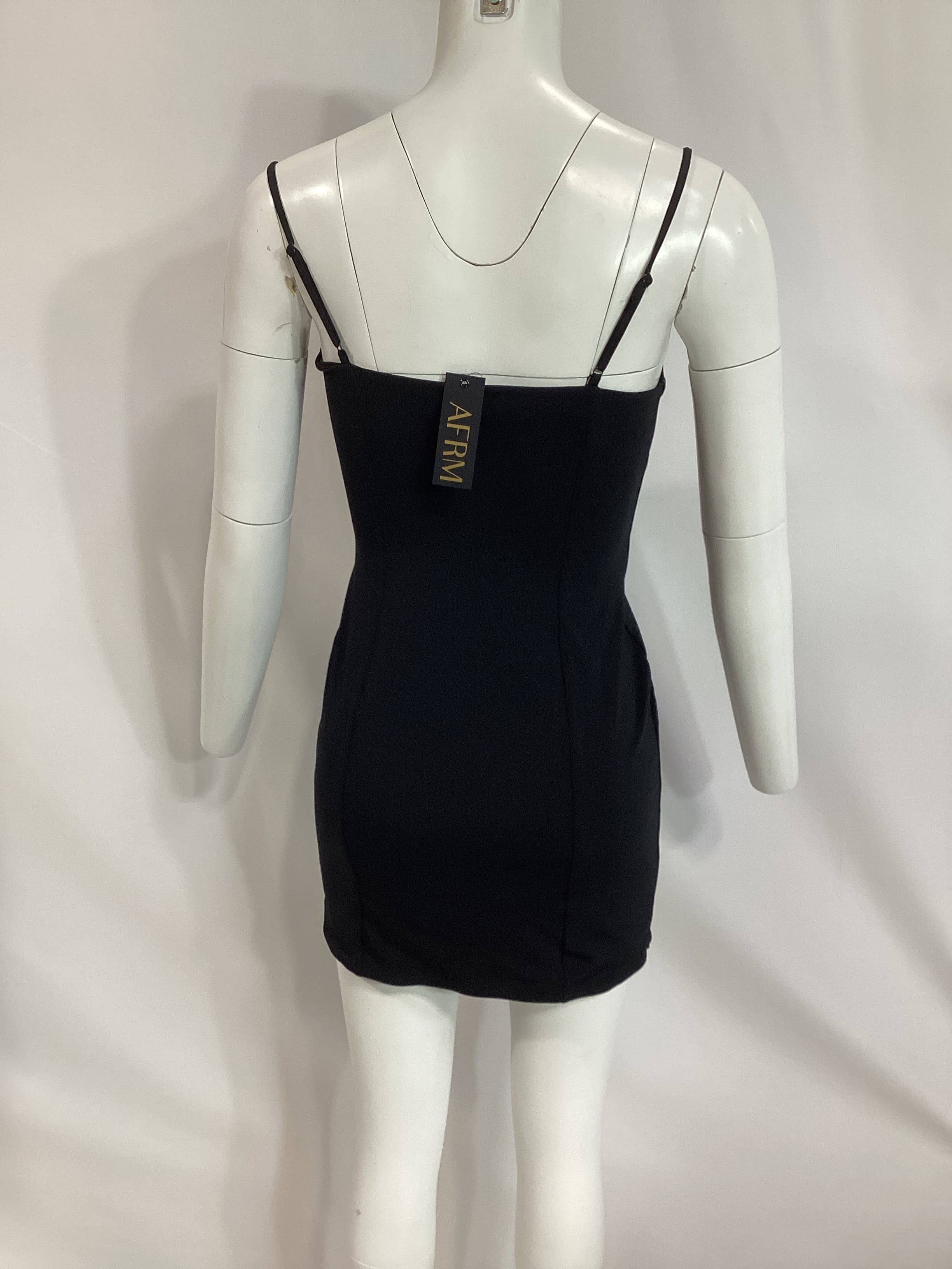 Silas Mini Dress In Noir - Image 3