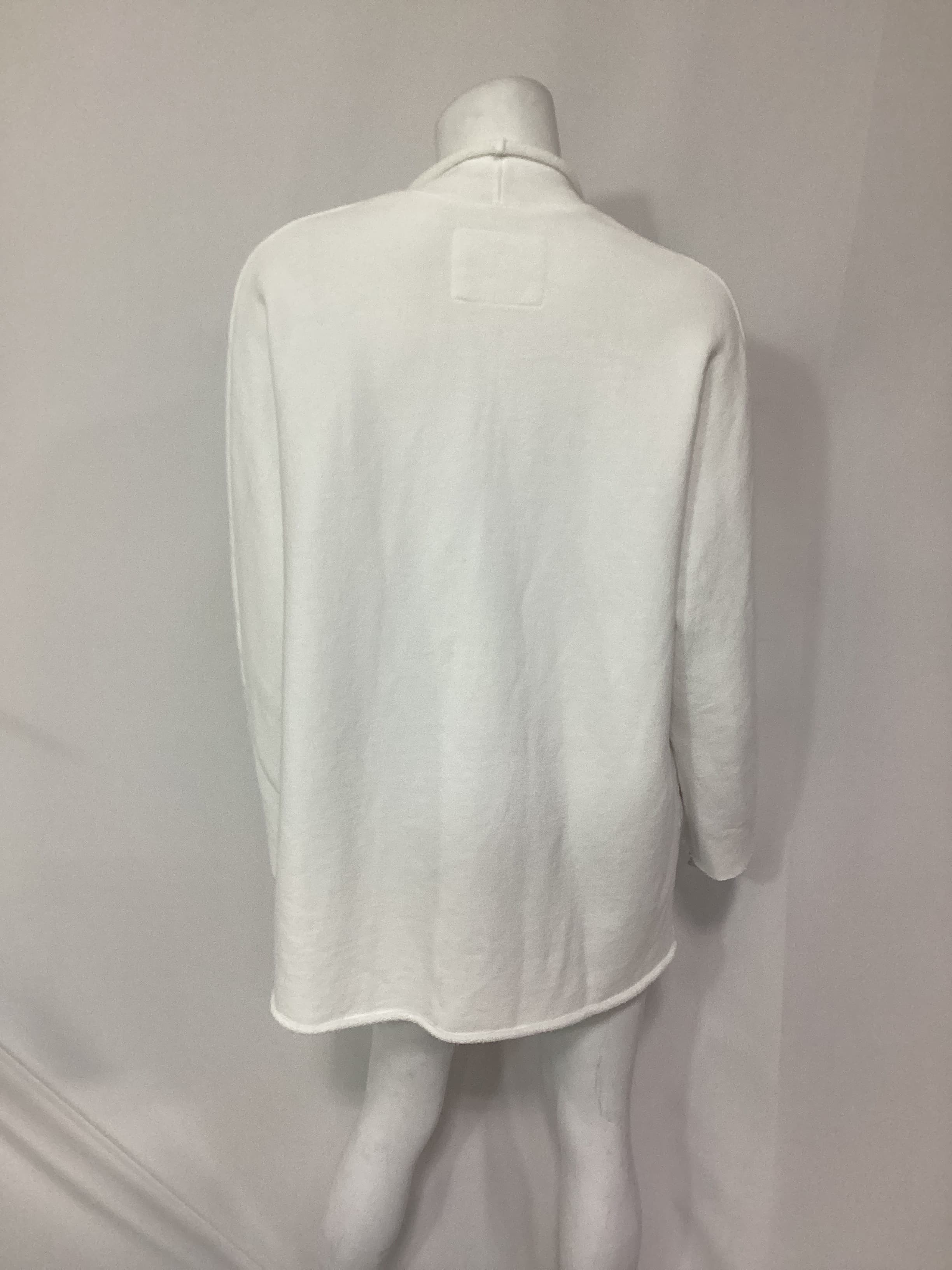 Beach Cardigan In White - Image 2