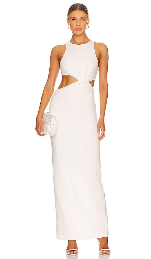 Kumiko Maxi Dress In White - Image 1