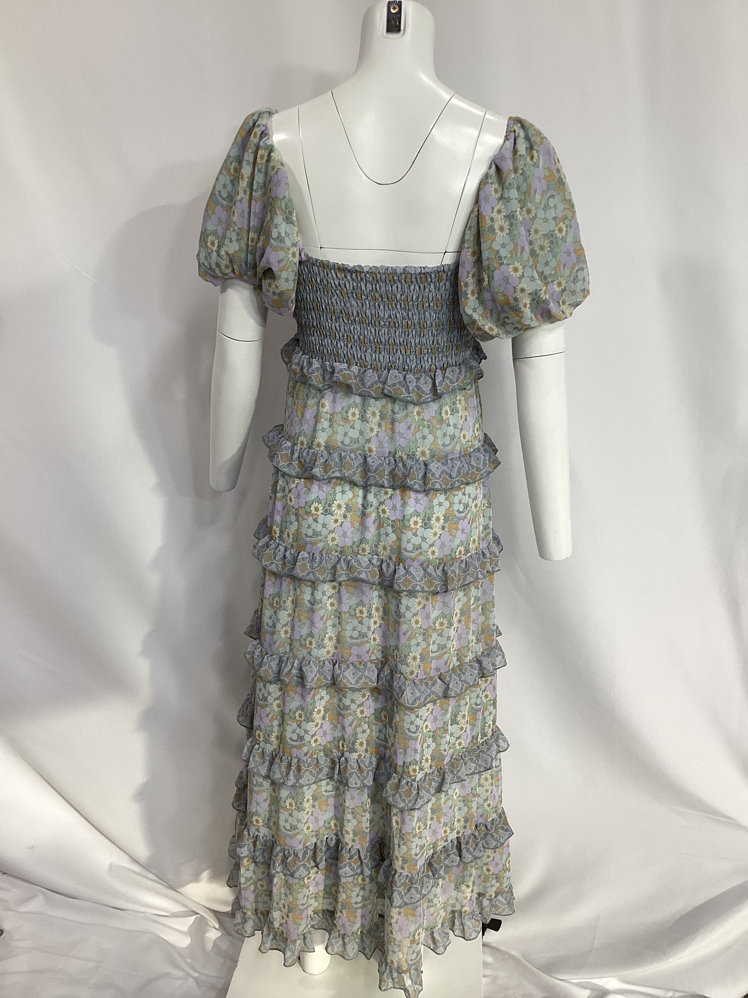 Colette Maxi Dress In Primrose Print - Image 4
