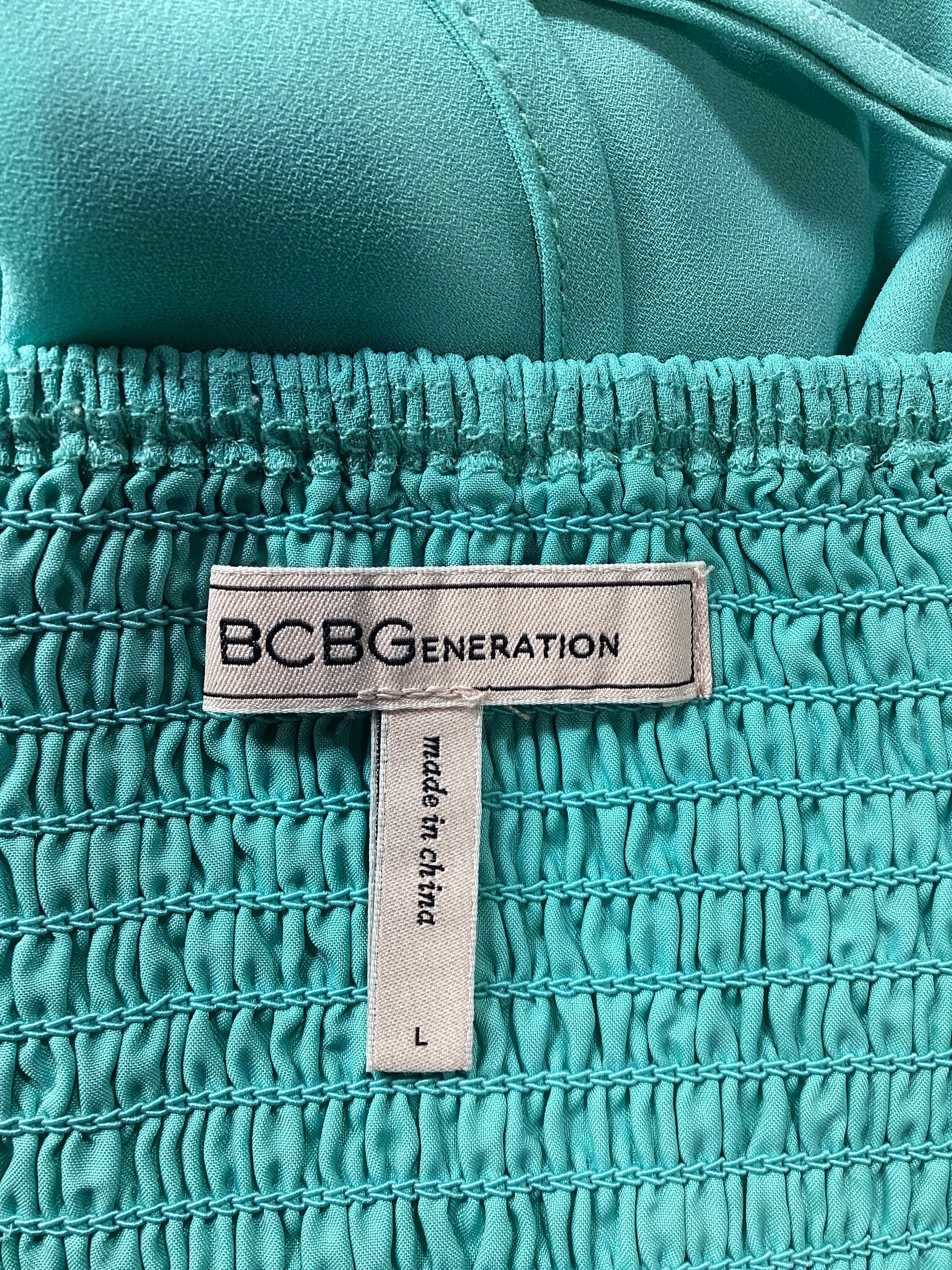 Tiered Dress In Aqua - Image 4