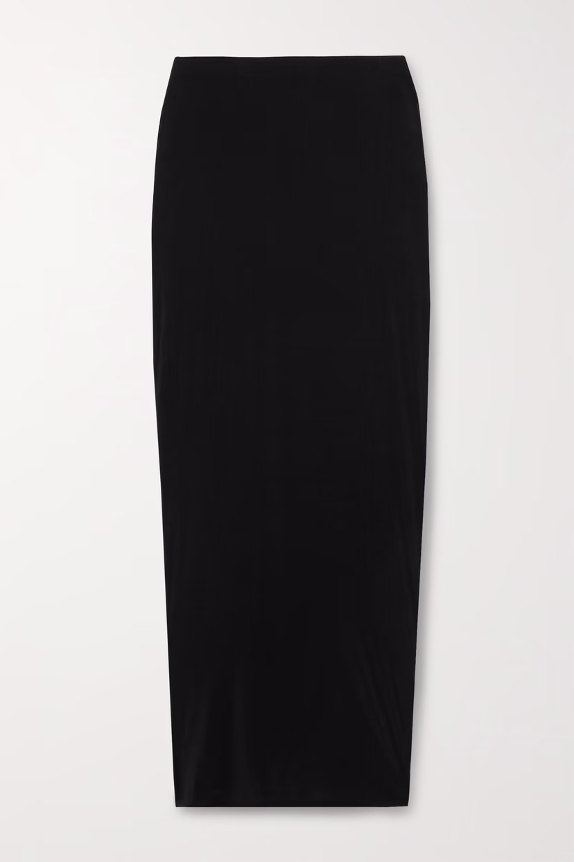 Stretch-Knit Maxi Skirt - Image 1