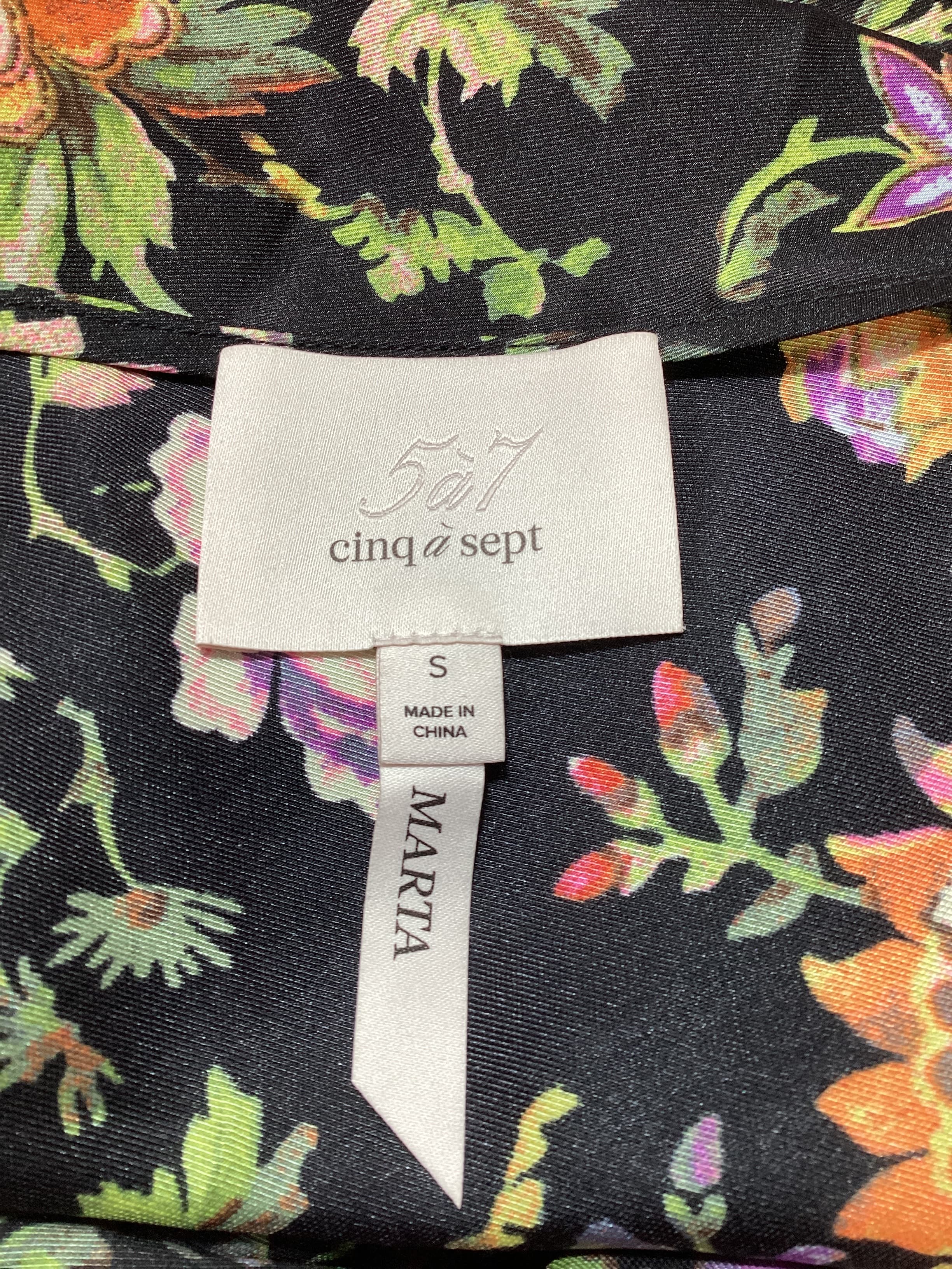 Marta Floral Satin Camisole - Image 2