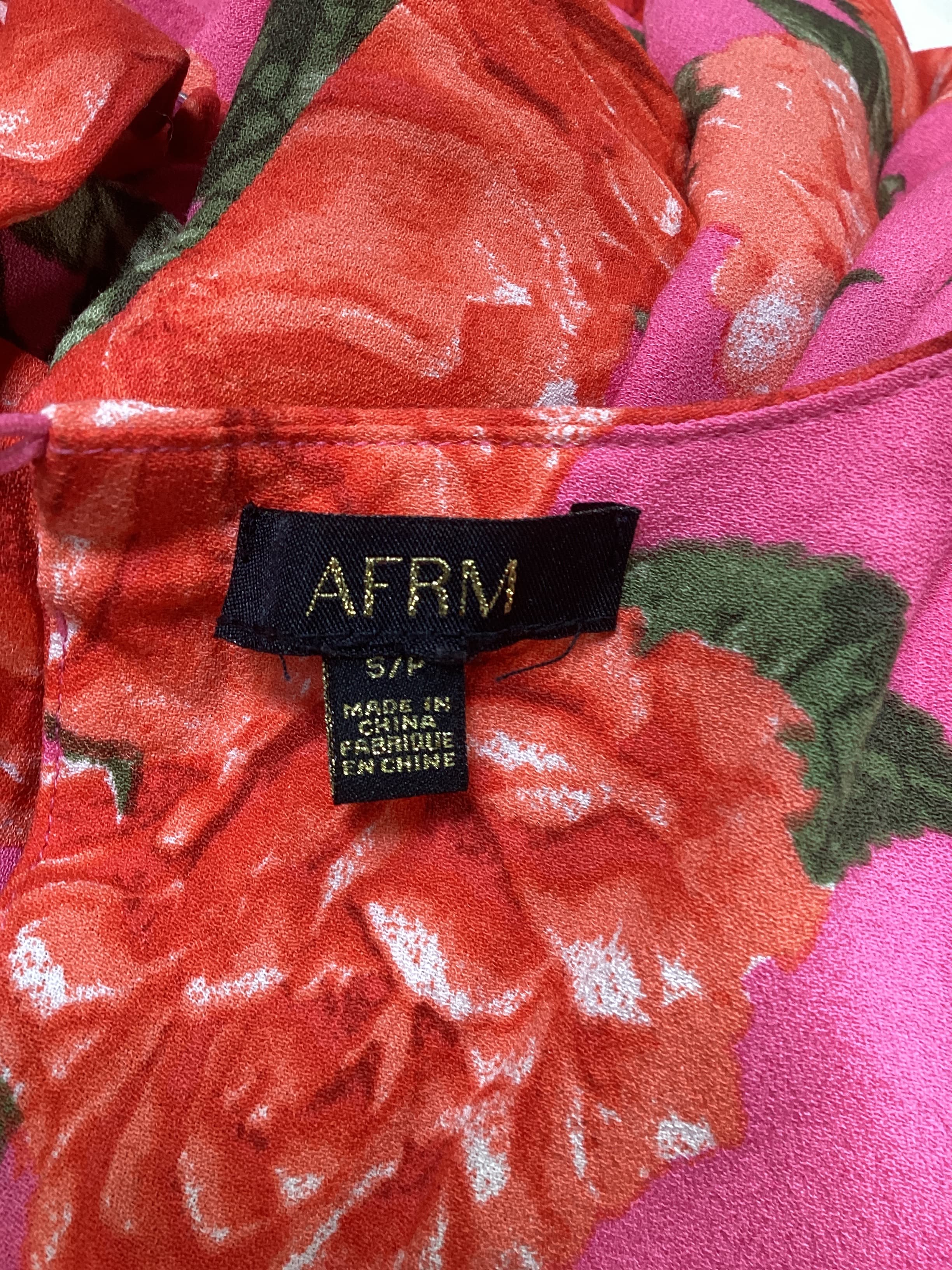 Castiel Mini Dress In Pink Bouquet - Image 4