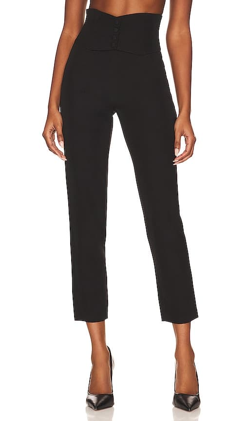 Corset Pant In Black - Image 1