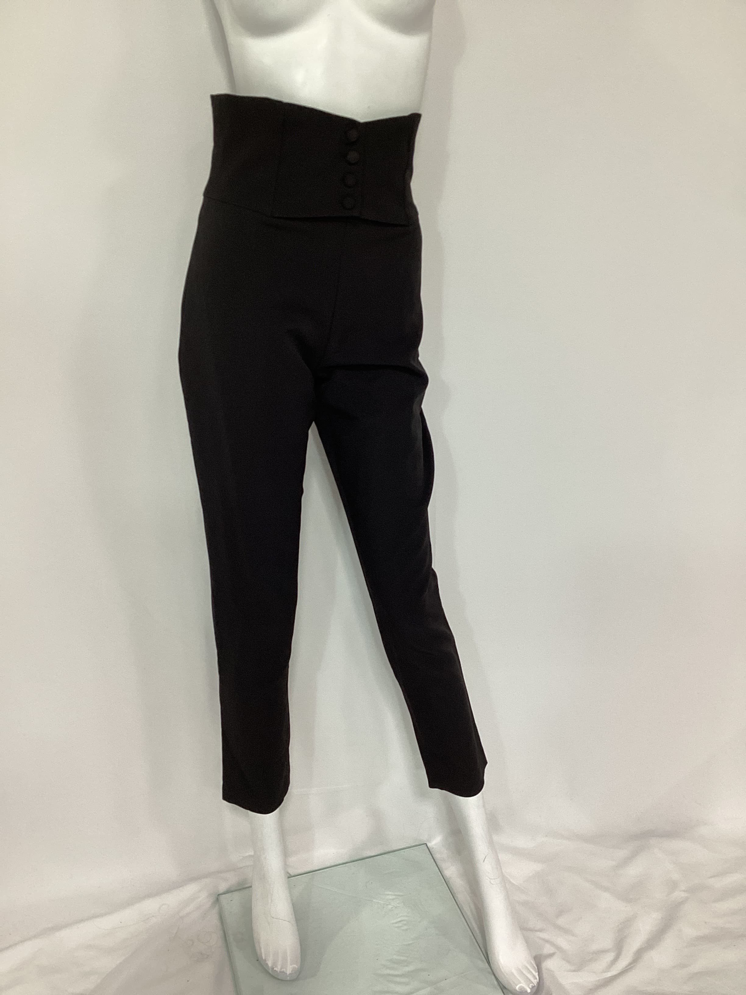 Corset Pant In Black - Image 3