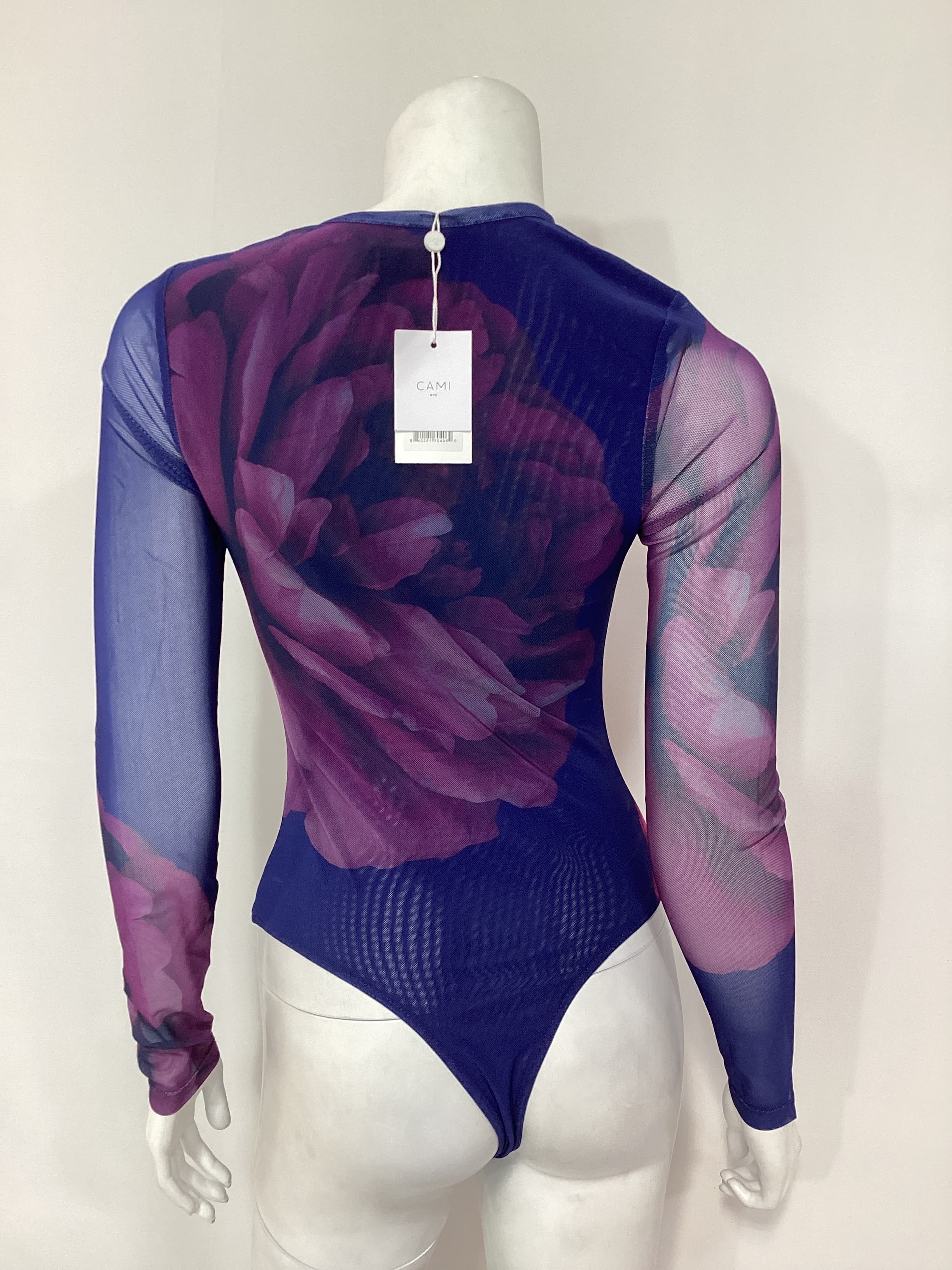 Brooks Bodysuit In Macro Floral - Image 3