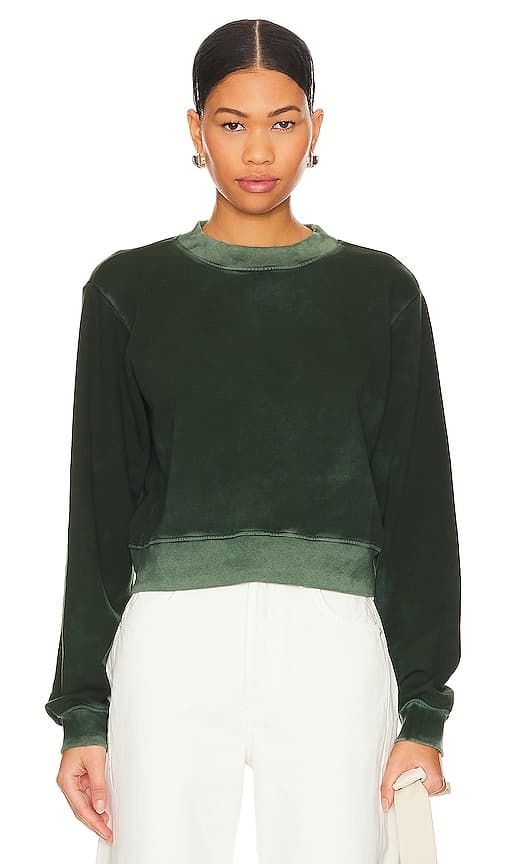 Milan Crew In Vintage Hunter - Image 1