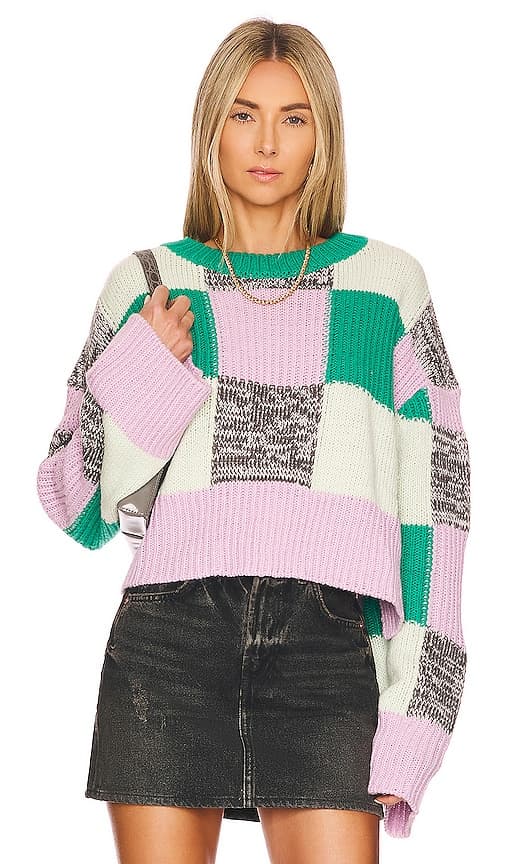Finley Sweater In Green - Image 1