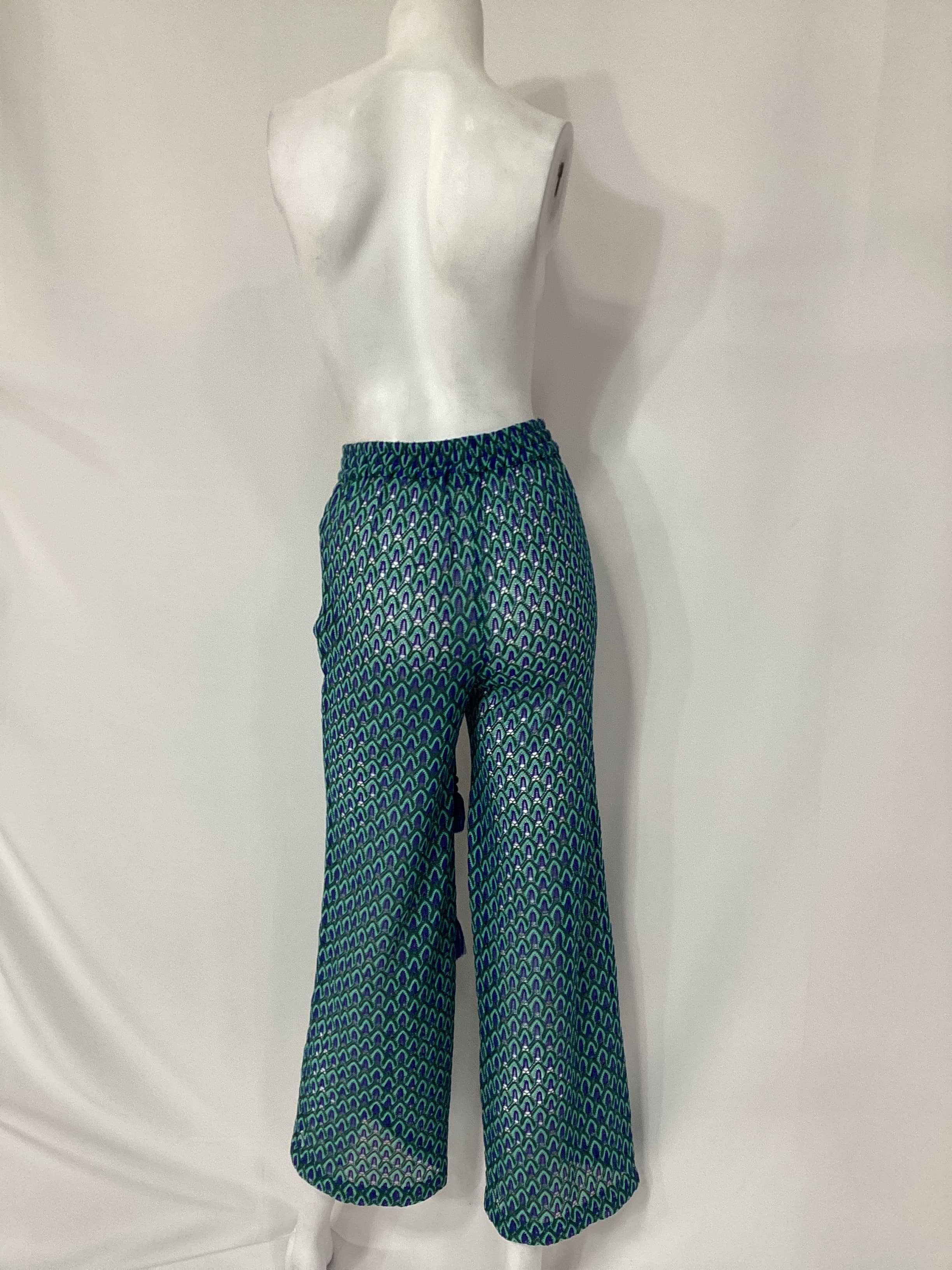 House Of Harlow 1960 X Revolve Saskia Pant In Blue Multi - Image 2