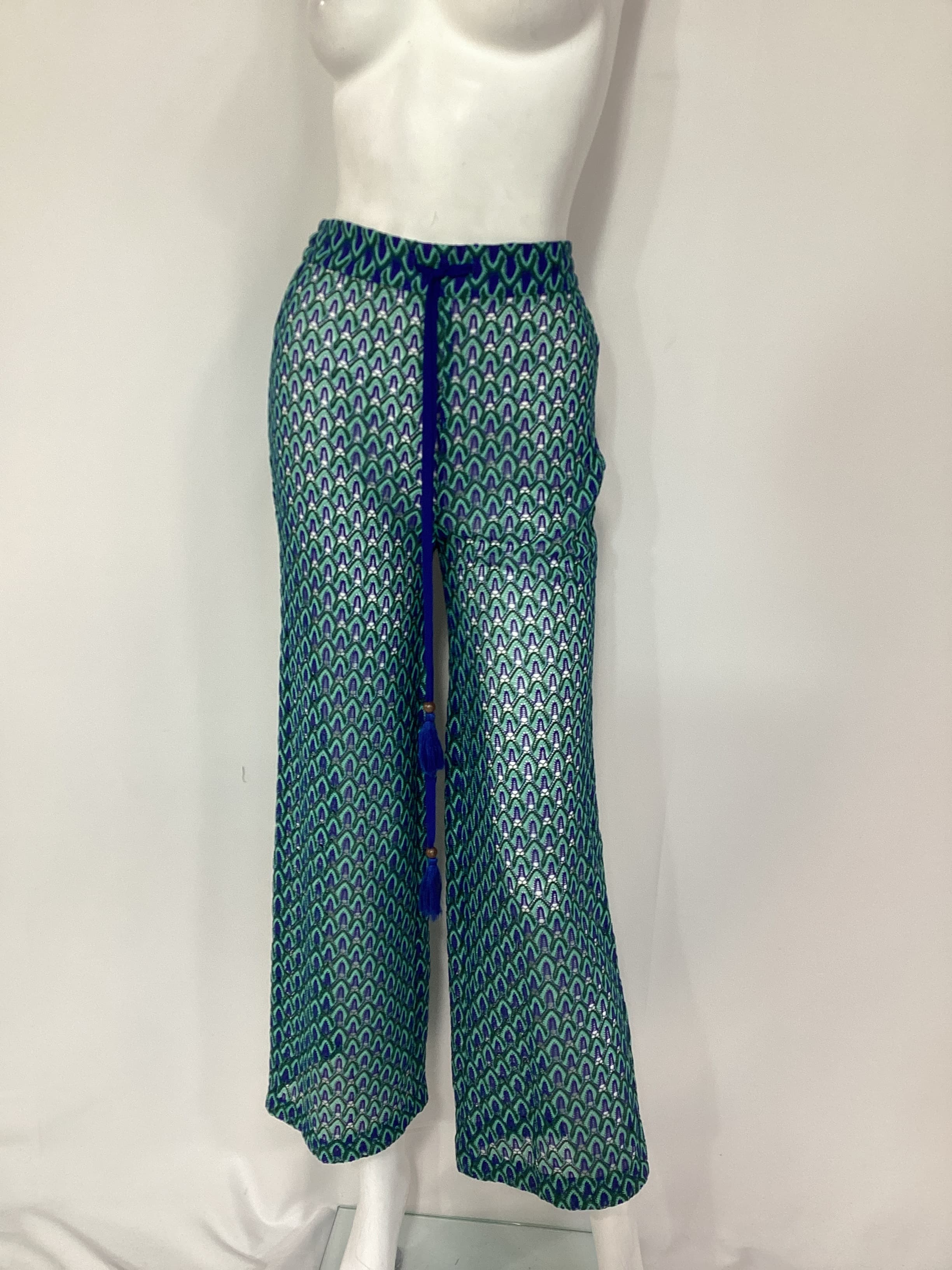 House Of Harlow 1960 X Revolve Saskia Pant In Blue Multi - Image 3