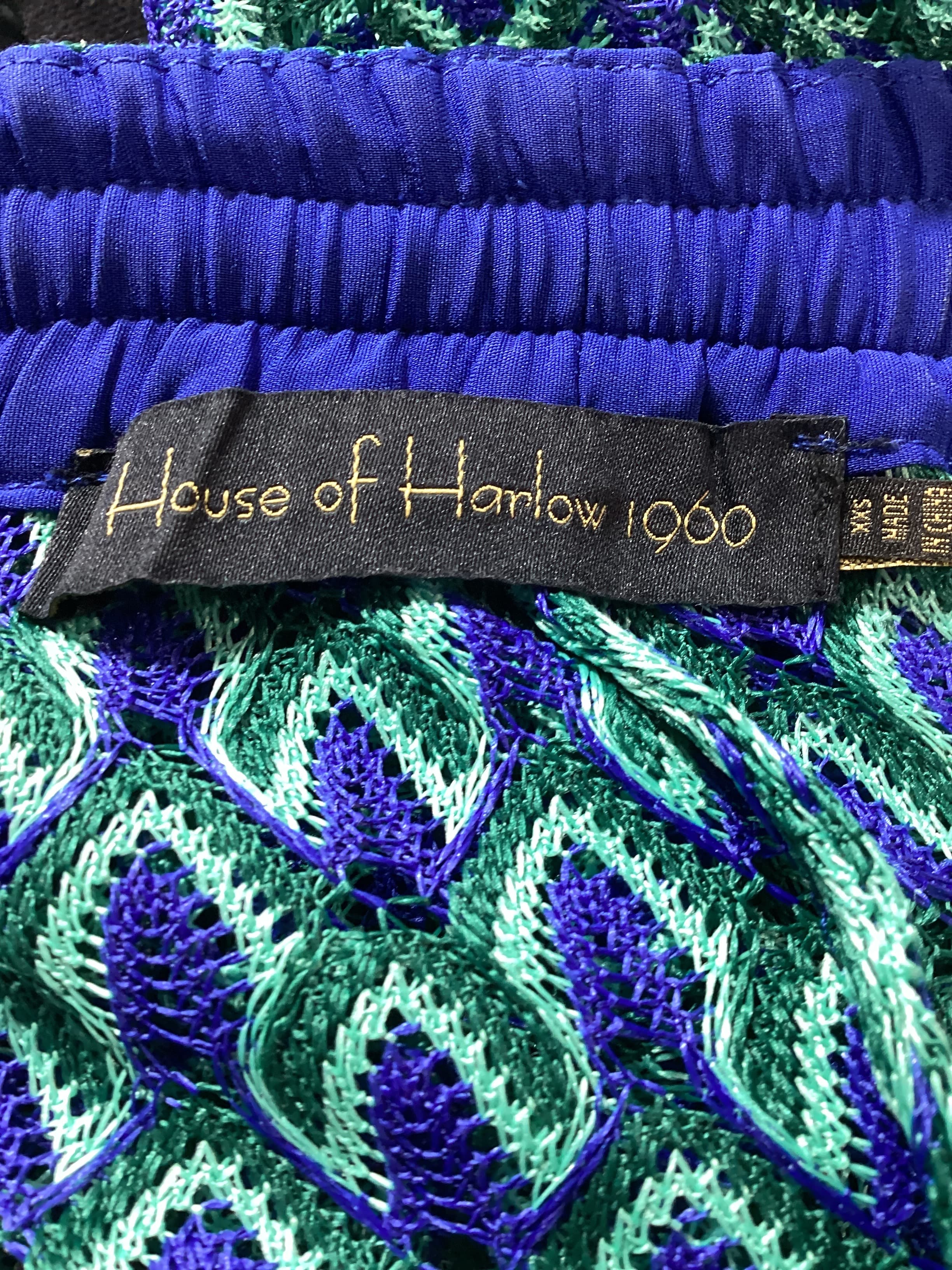 House Of Harlow 1960 X Revolve Saskia Pant In Blue Multi - Image 4