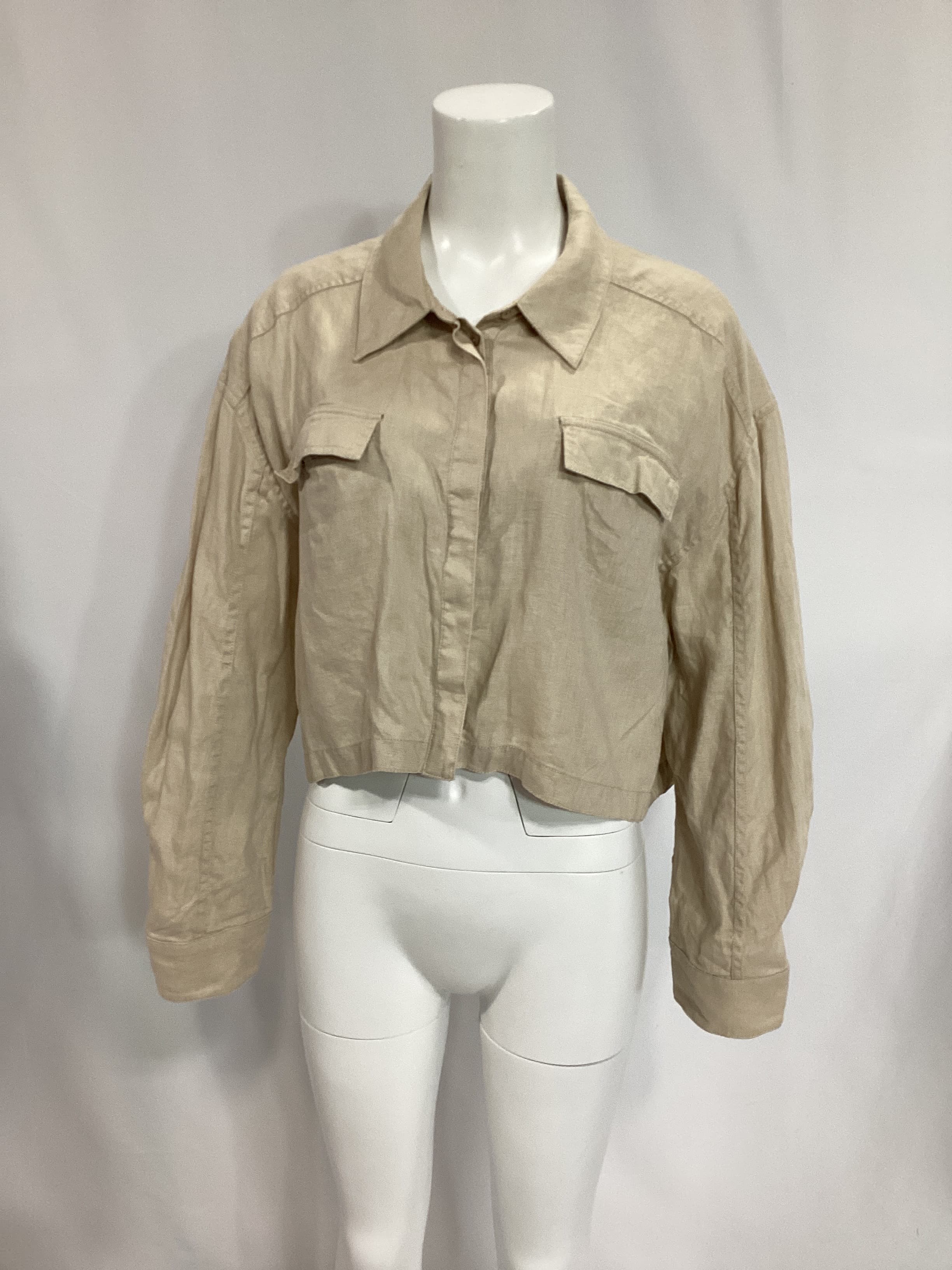 Josefin Blouse In Beige - Image 1