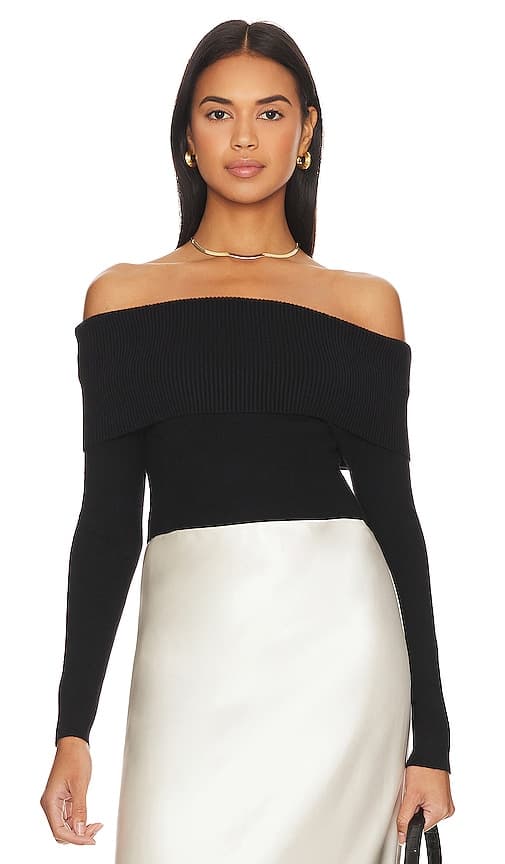 Heart Struck Sweater In Black - Image 1