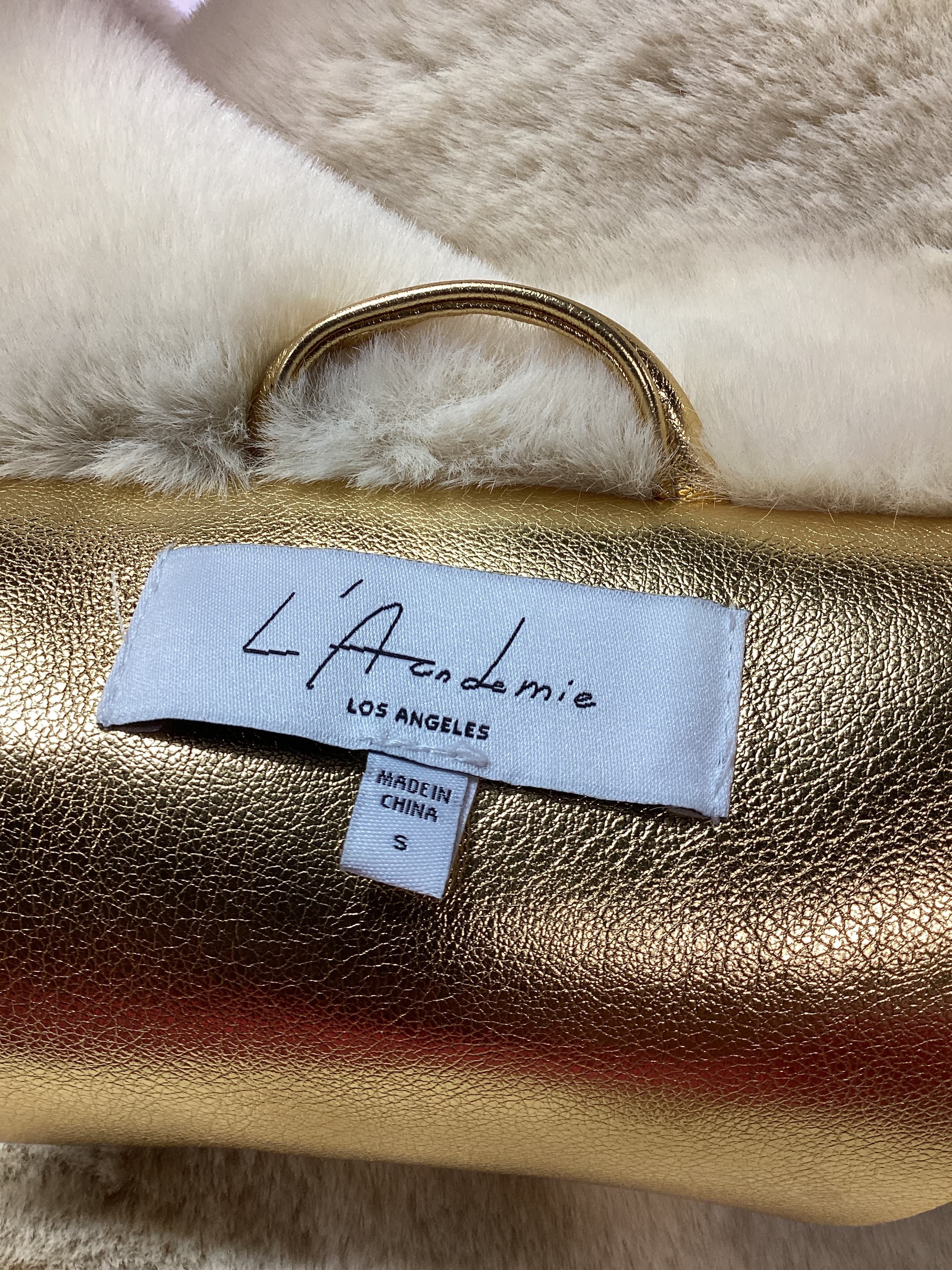 L'academie X Marianna Elijah Jacket In Gold - Image 3