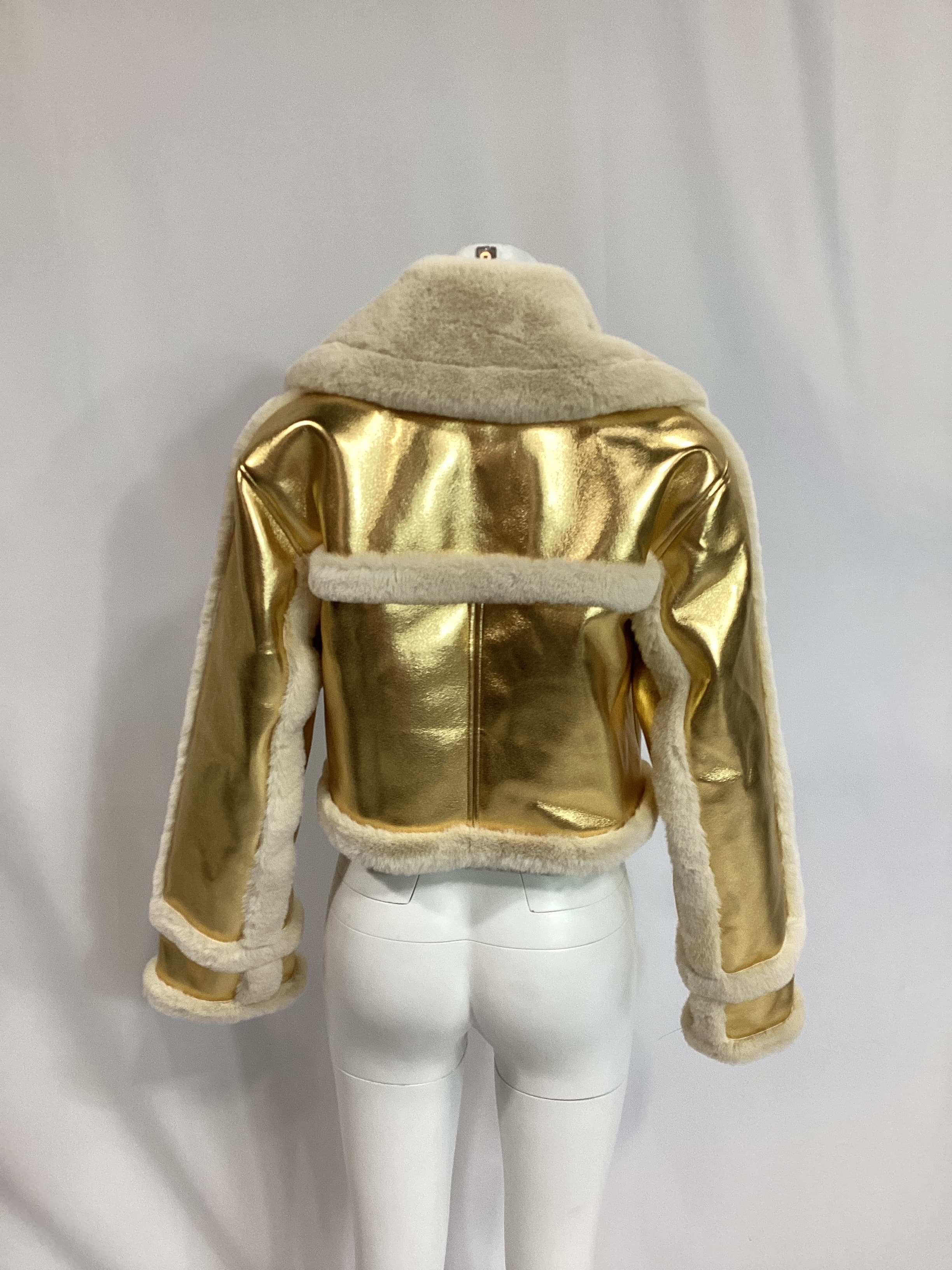 L'academie X Marianna Elijah Jacket In Gold - Image 4