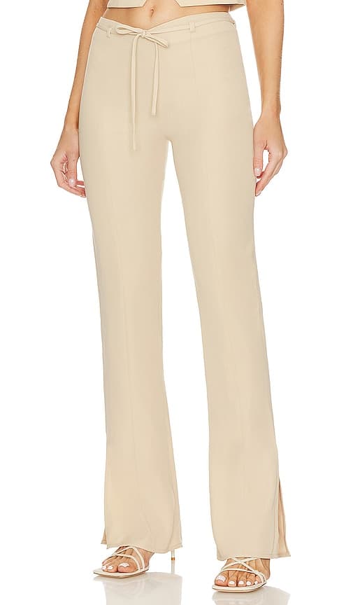 Abbey Pant In Nude Neutral - Image 1