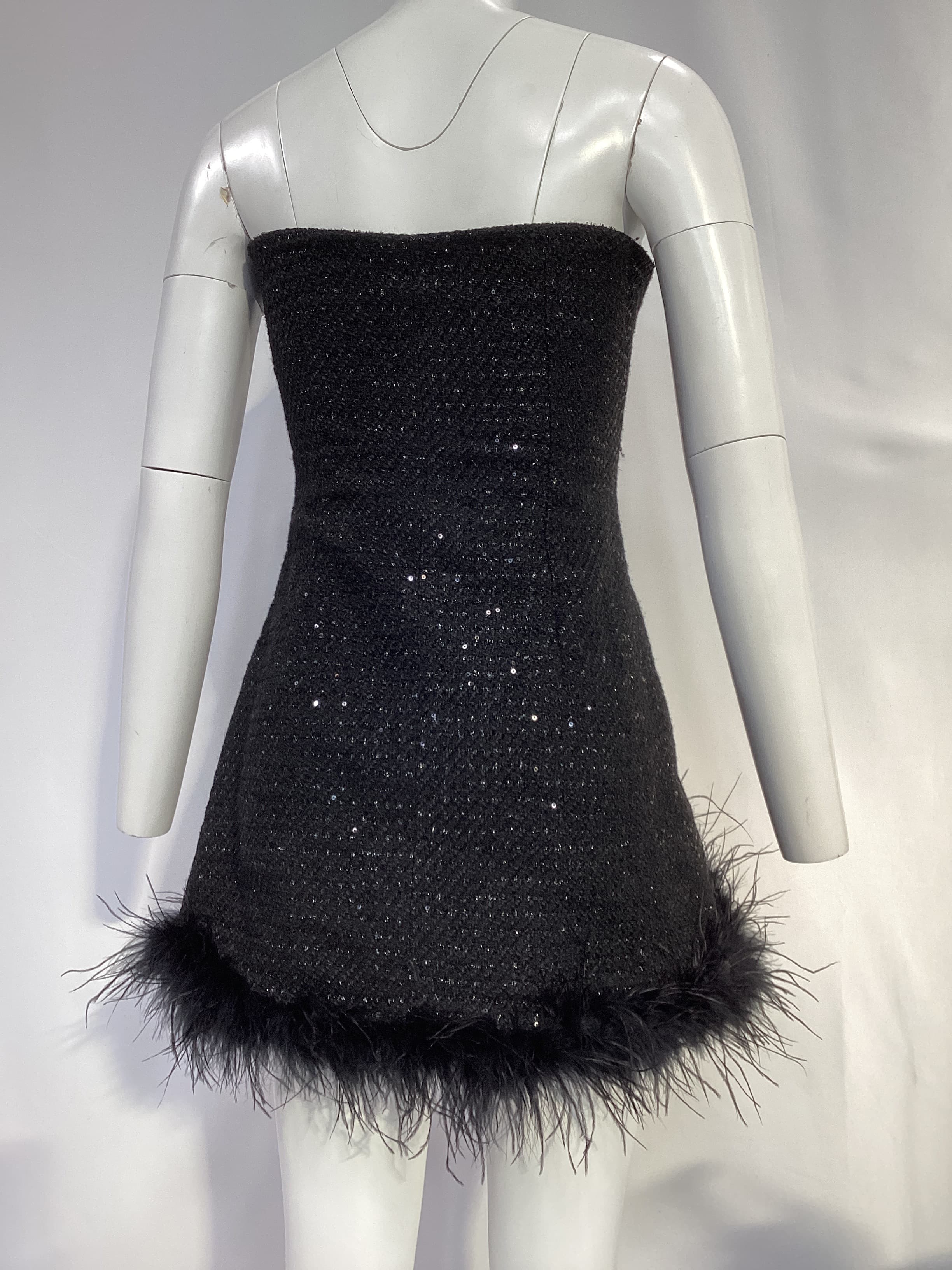 Lenni Mini Dress In Black - Image 2