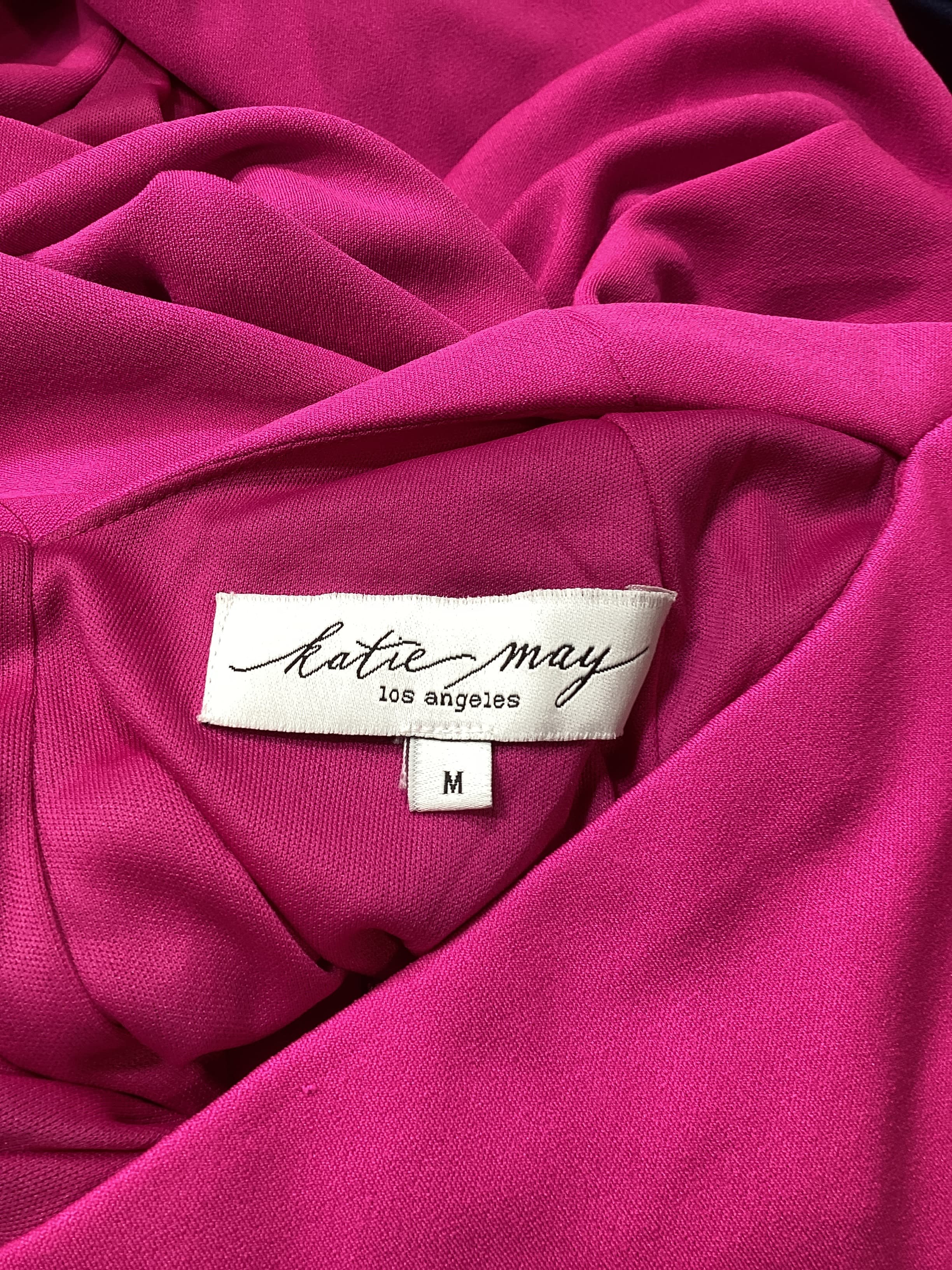 New Age Dress In Electric Pink - Image 3
