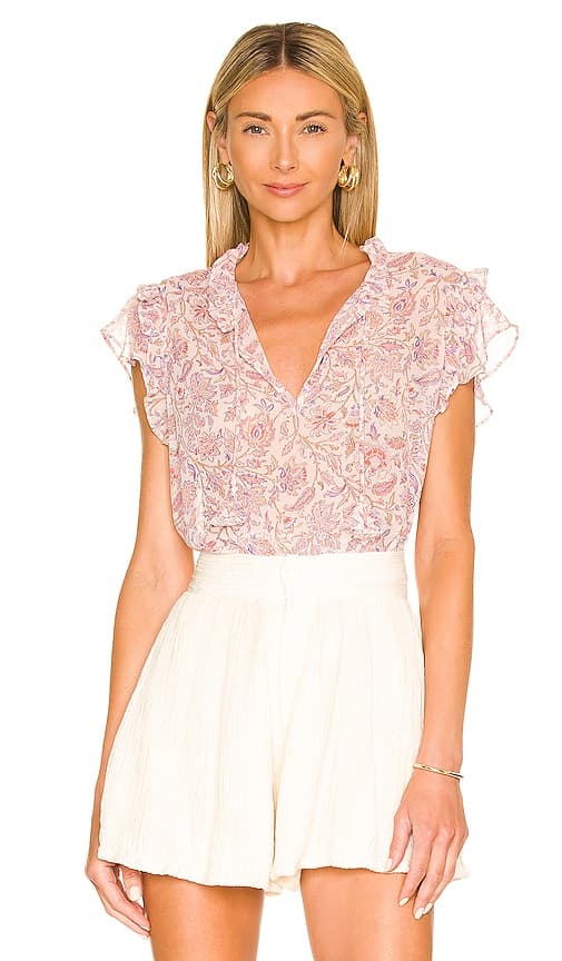 Basia Top In Amouage Paisley - Image 1