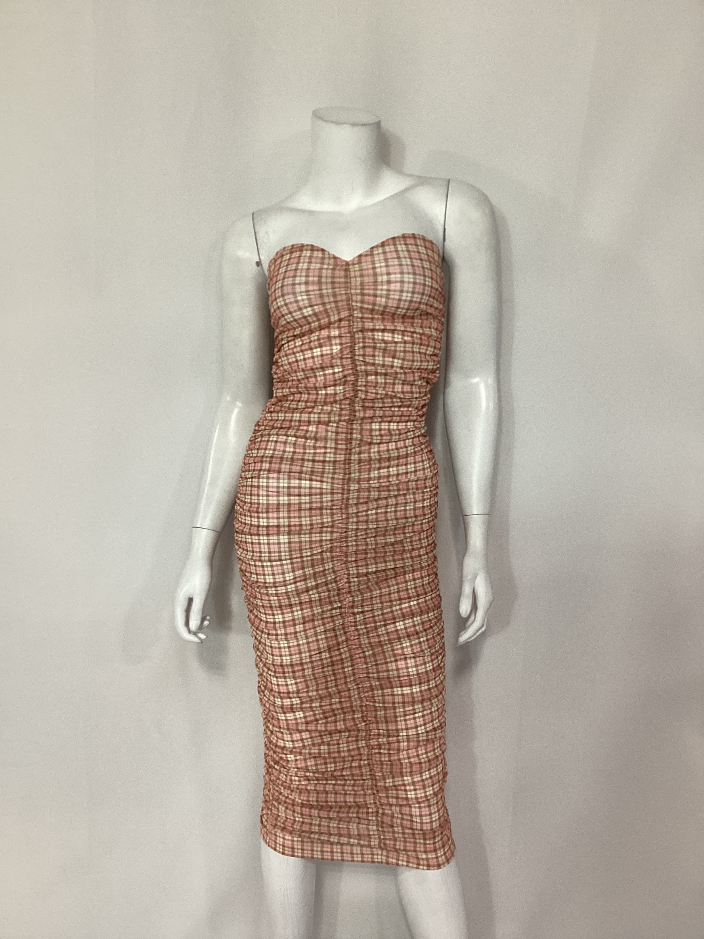Renzo Dress In Baby Plaid - Image 2