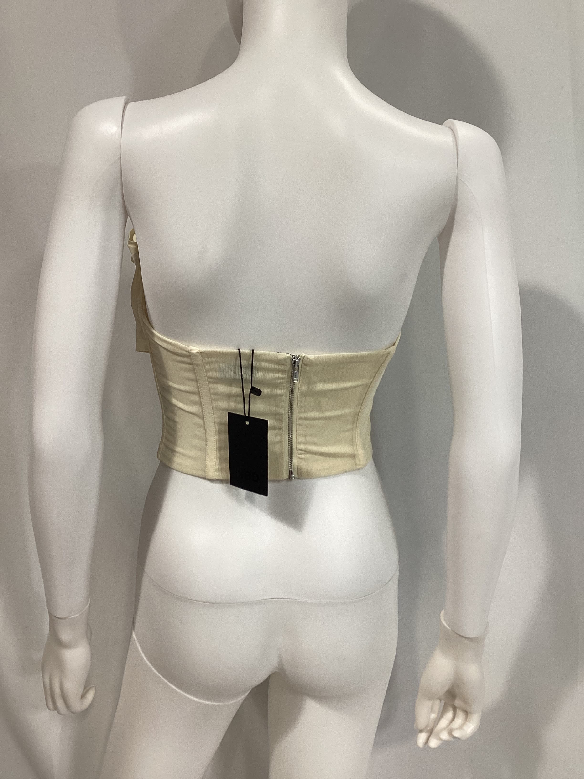 Hailee Bustier Top In Ivory - Image 4