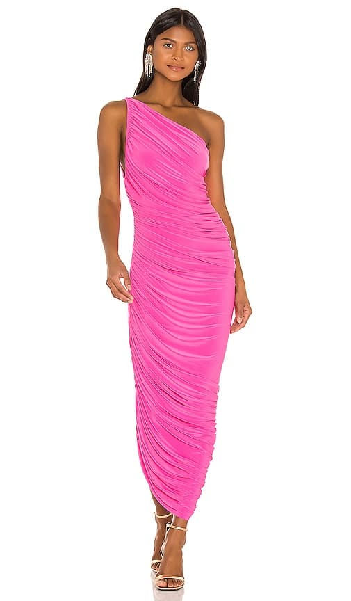 Norma Kamali X Revolve Diana Gown In Orchid Pink - Image 1