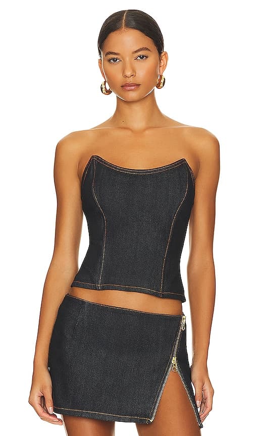 Allie Top In Rinse - Image 1