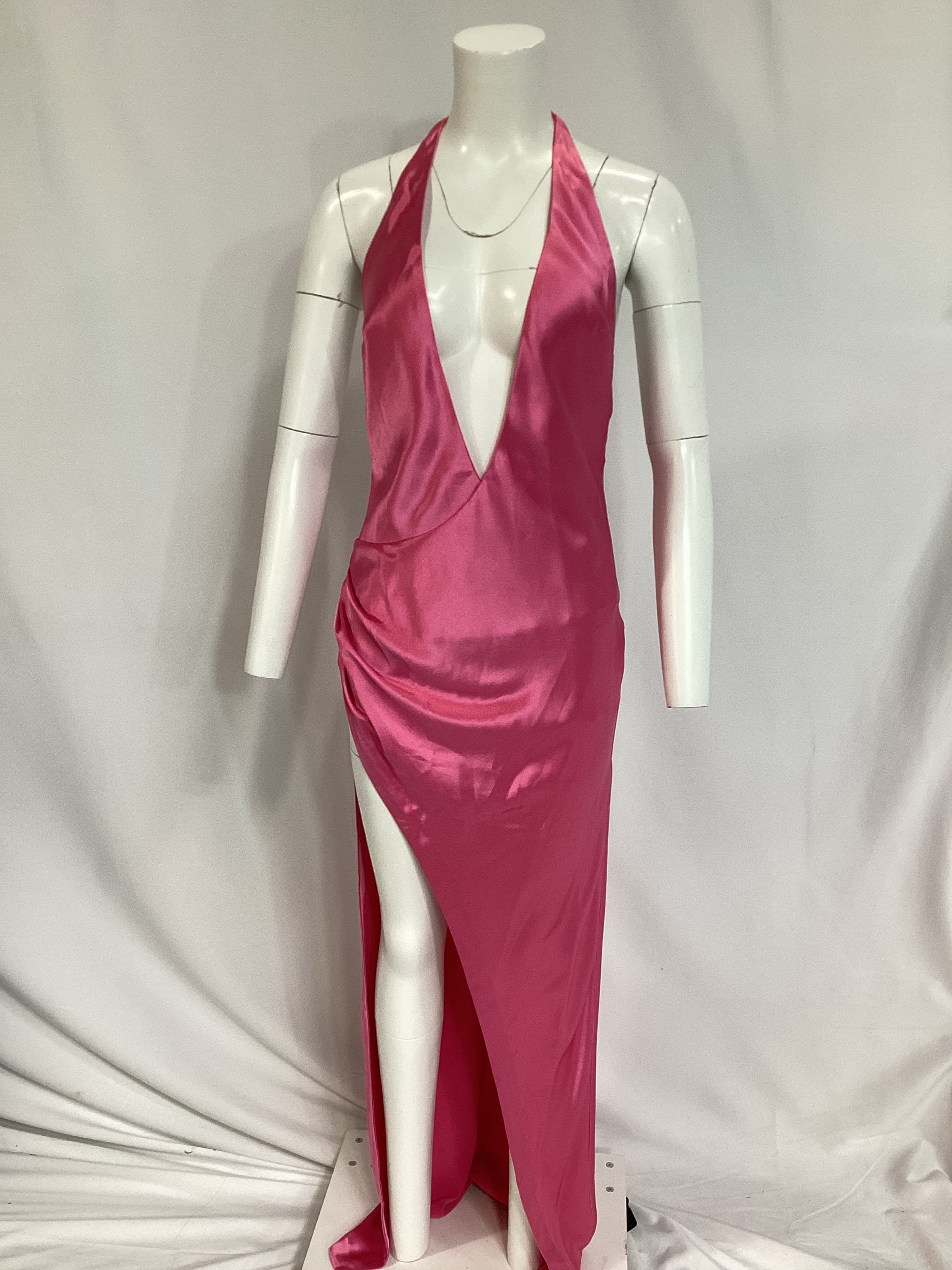 Valeria Dress In Candy Pink - Image 3