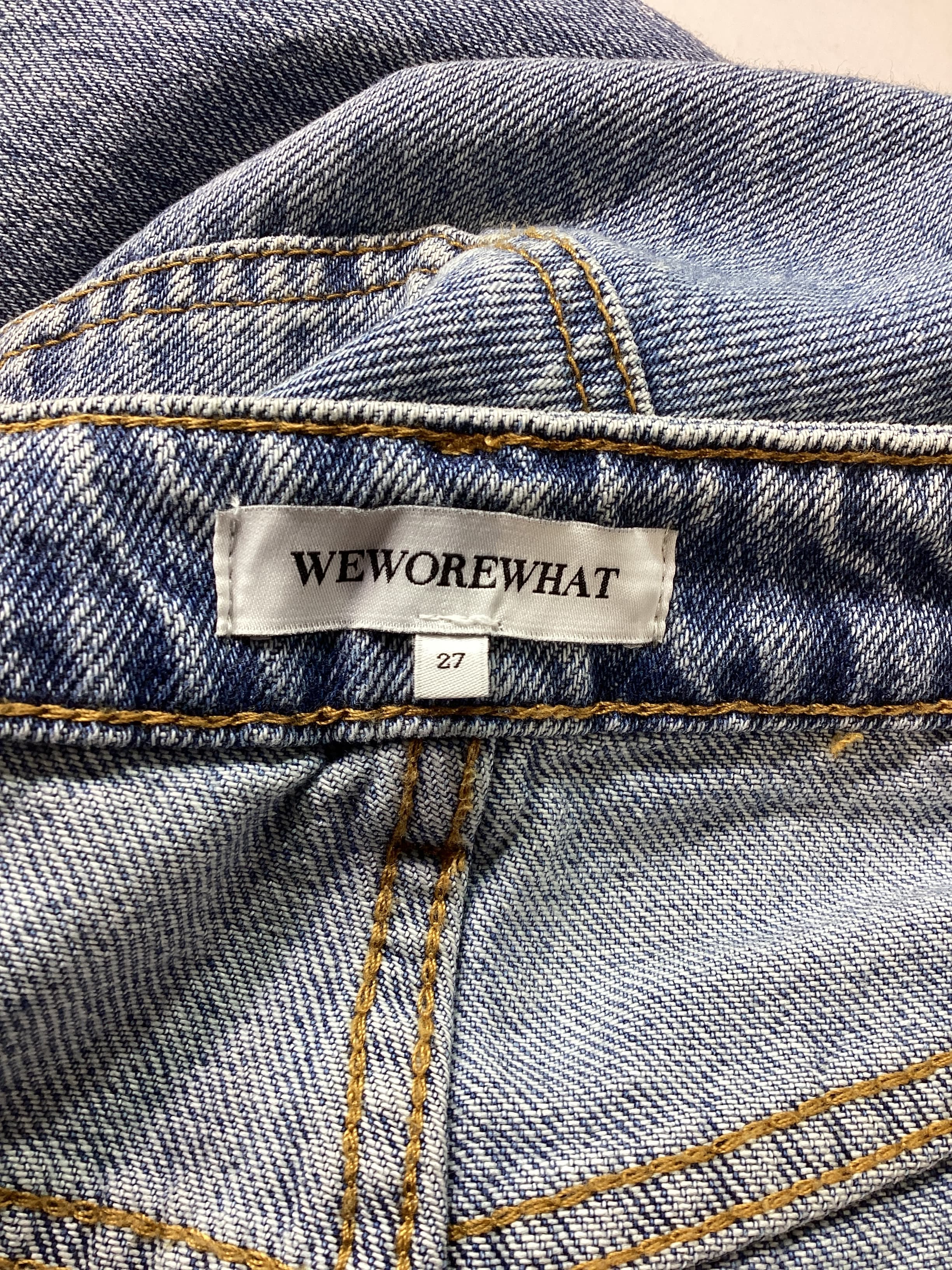 Wide Leg Jean In Denim Blue - Image 2