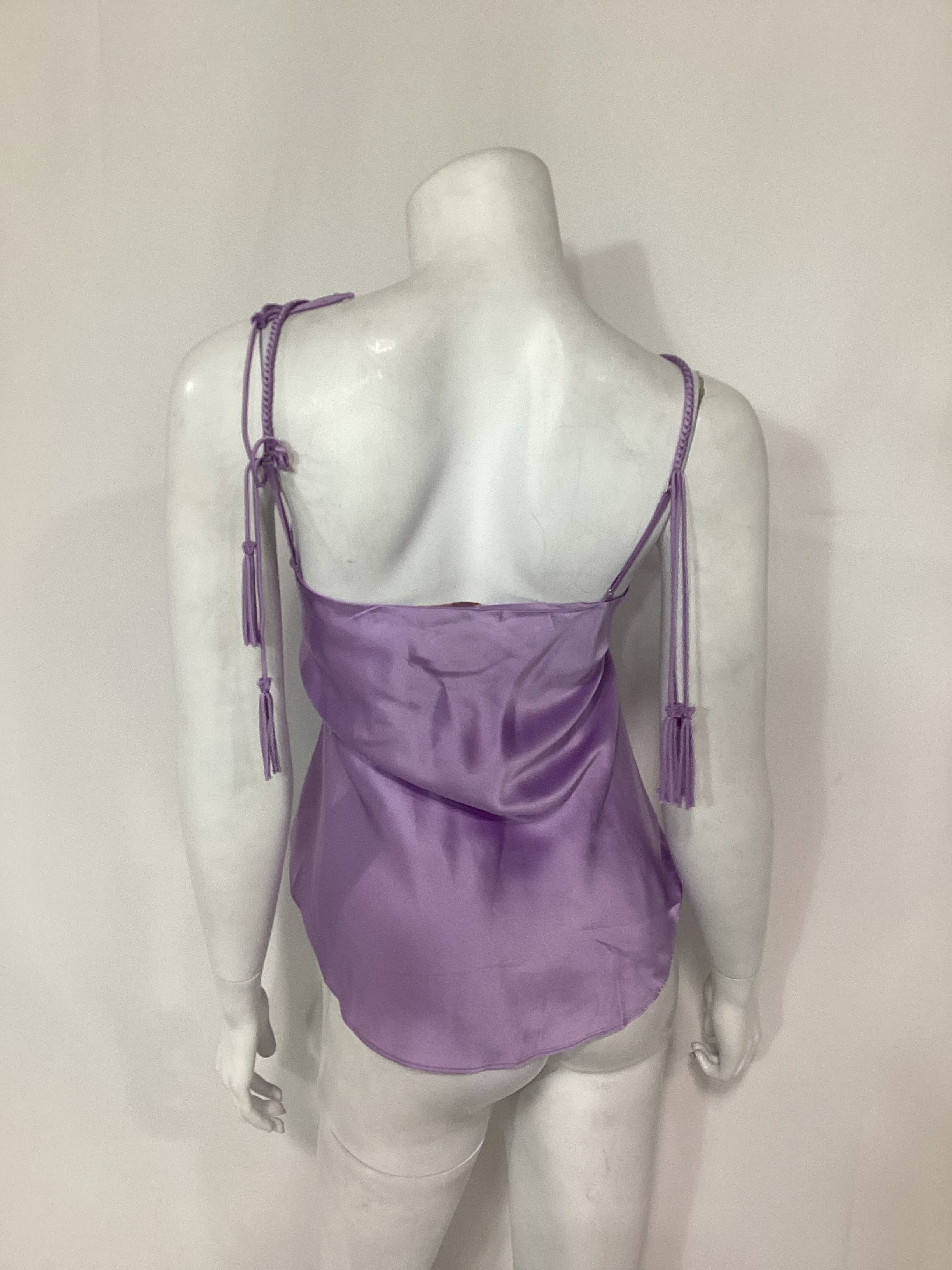 Braided Marta Cami In Lilac Wine - Image 2