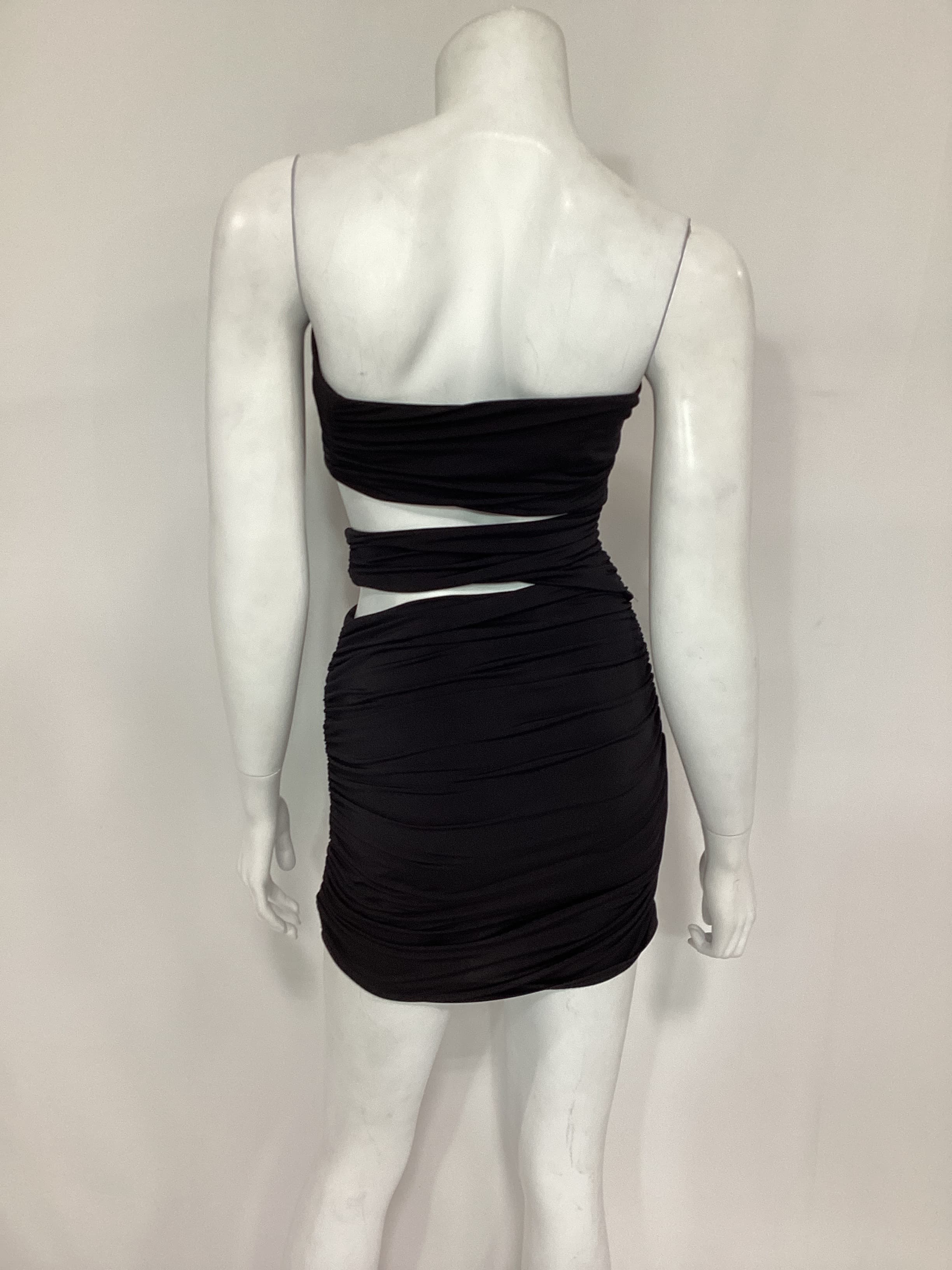 Alaric Mini Dress In Black - Image 3