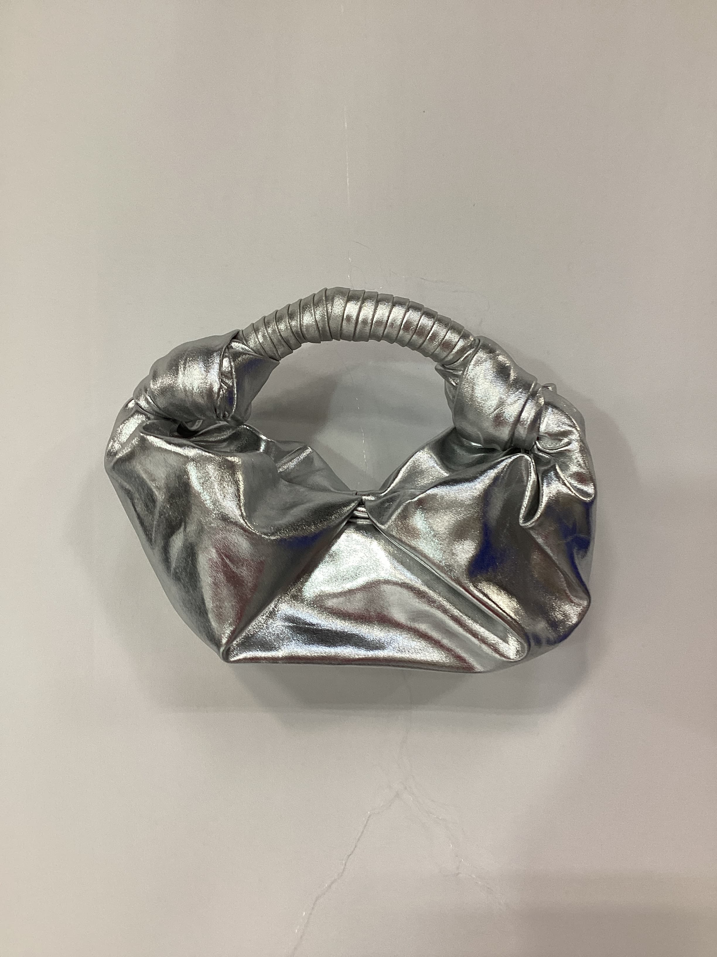 Lopsy Bag In Silver - Image 3