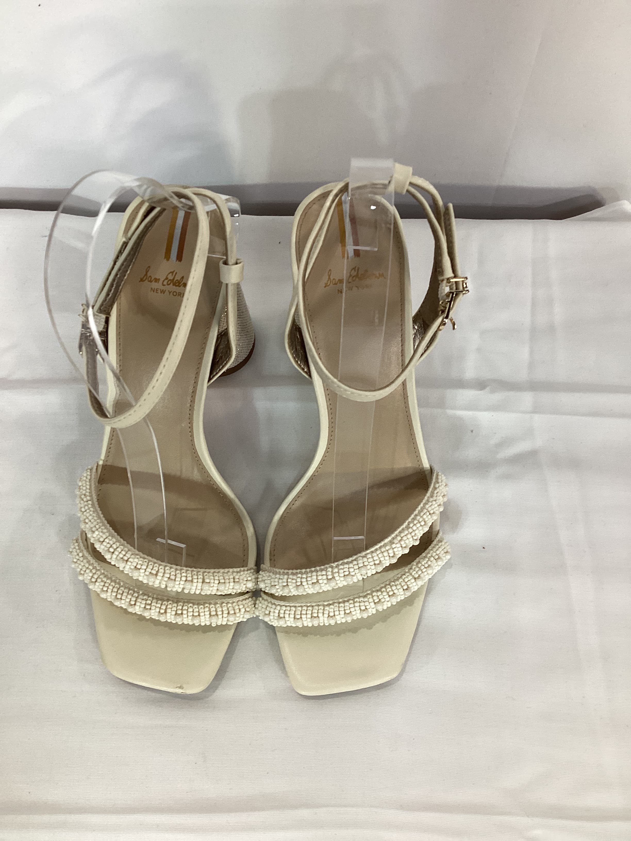 Kia Beads Sandal In Modern Ivory - Image 3